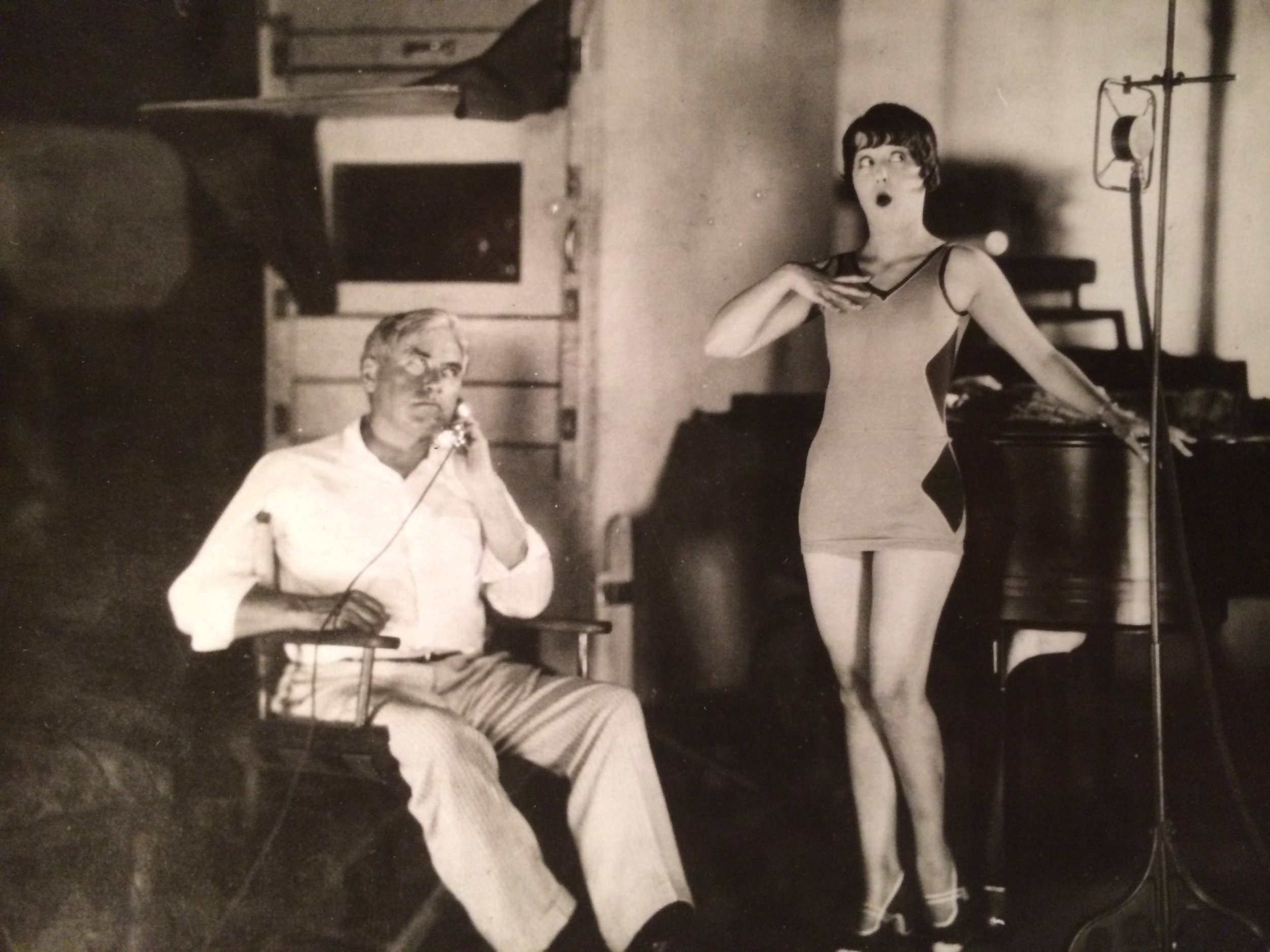 Director Mack Sennett and actress Thelma Hill in Hollywood, 1929 © James Abbe Archive 