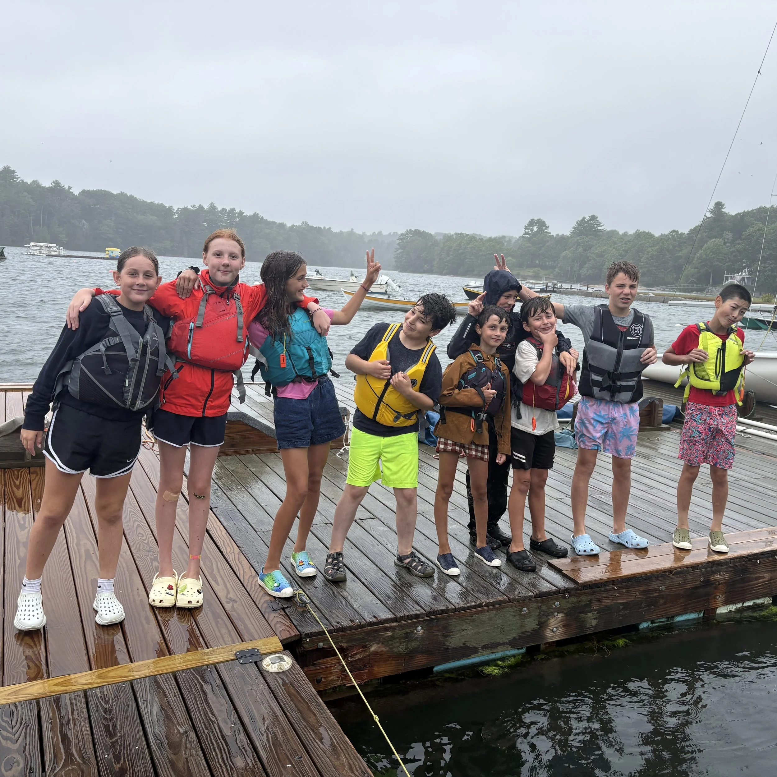 Having fun in the rain. Shoutout to KSEA Session 4's Opti race team

photo by @oliverwilmerding