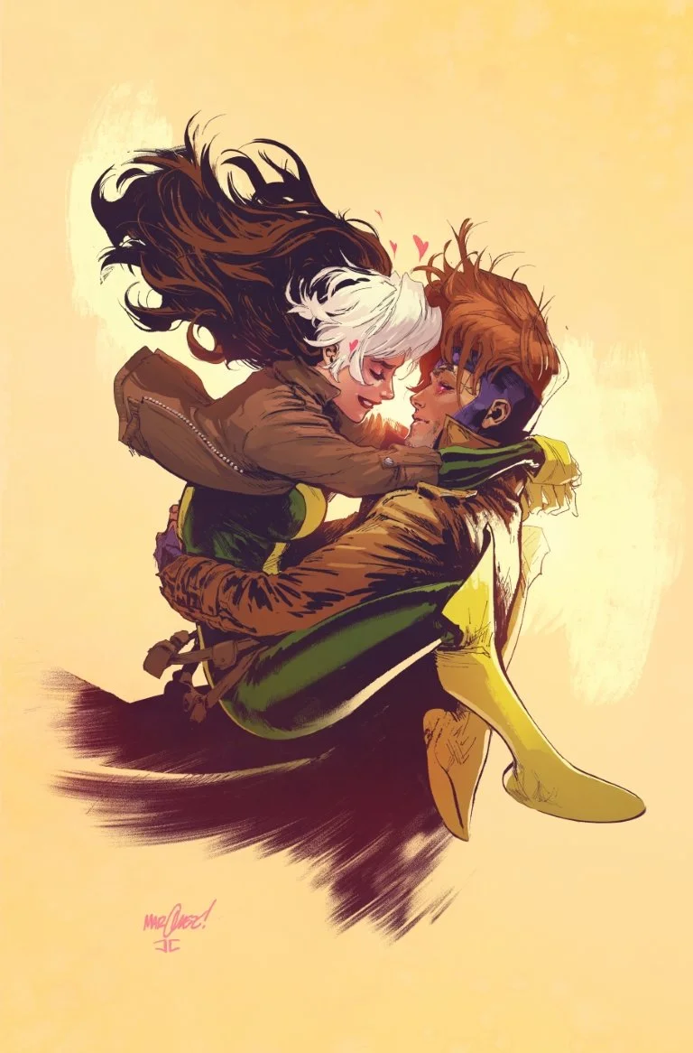 Rogue and Gambit Art Print