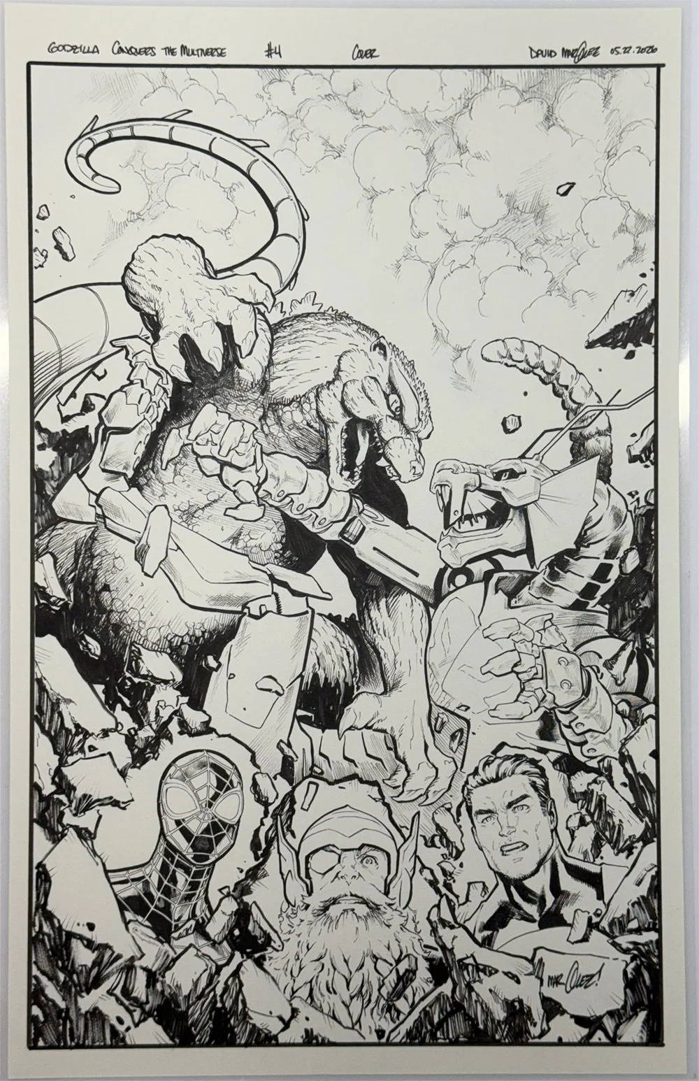Godzilla Conquers the Multiverse #4 Cover