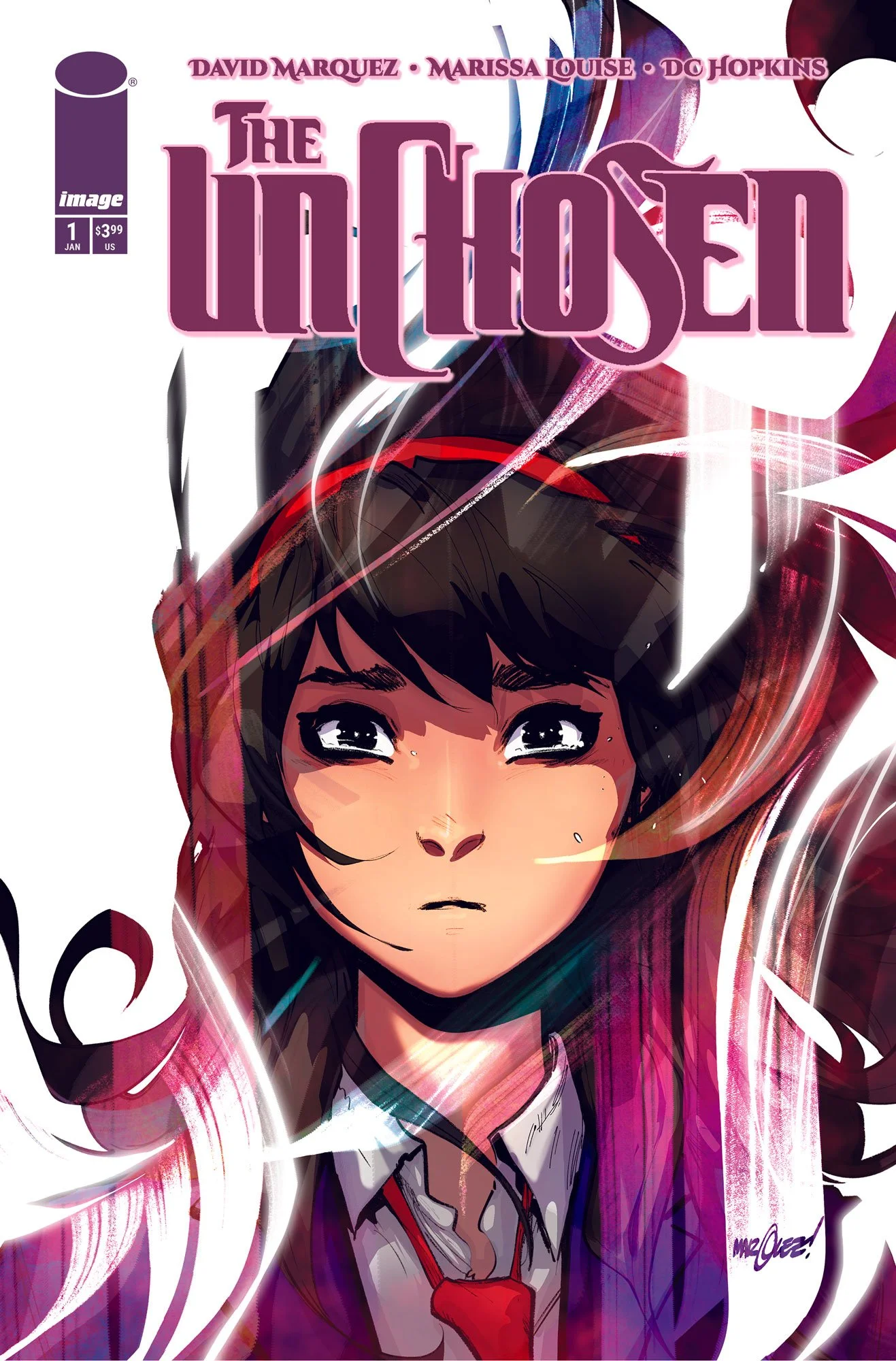 THE UNCHOSEN #1 (OF 4) CVR B - DAVID MARQUEZ PORTRAIT VARIANT COVER [SIGNED BY DAVID MARQUEZ]