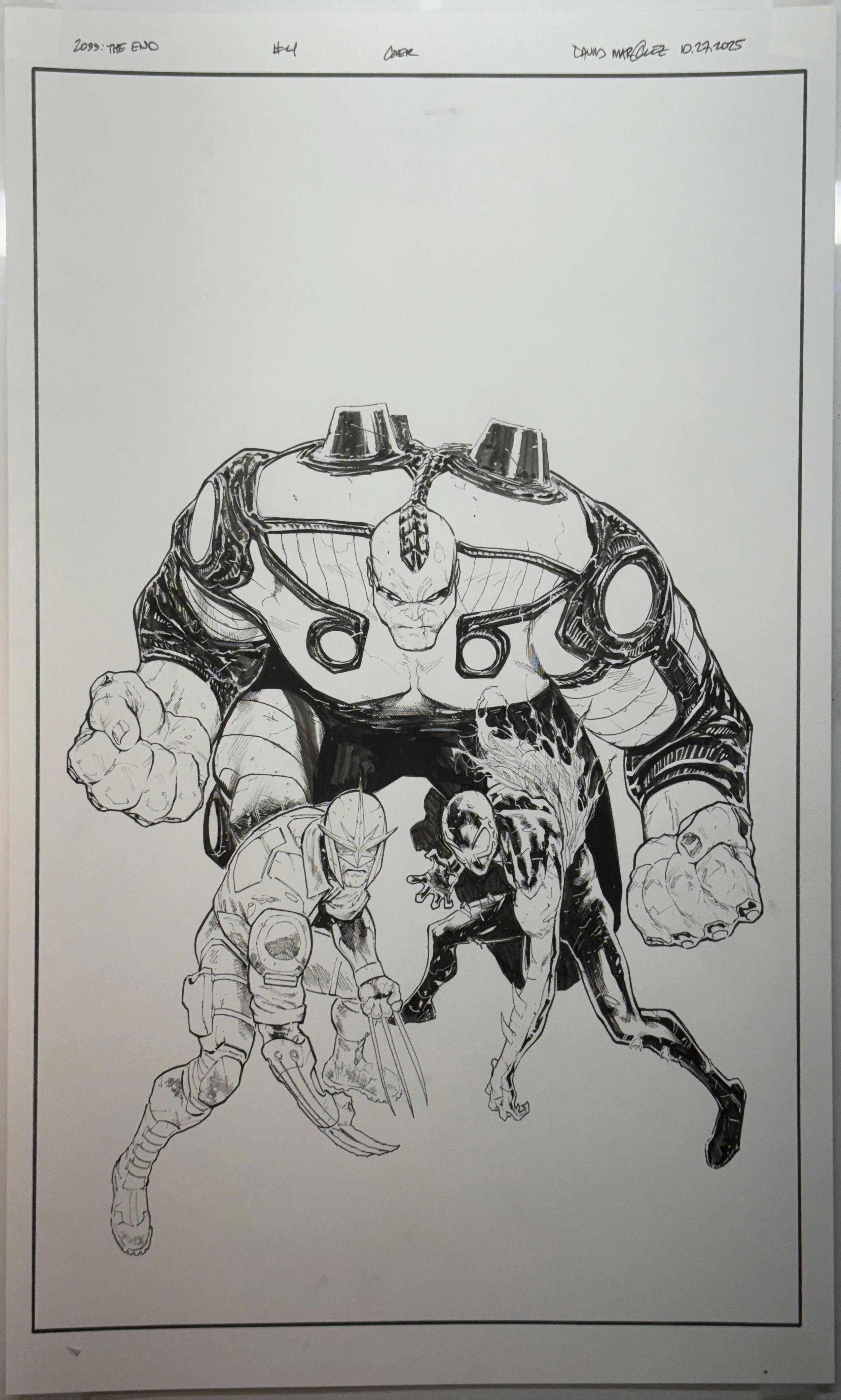 The End of 2099 #4 (2025) Cover