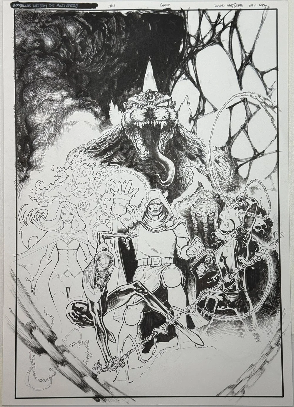 Godzilla Conquers the Multiverse #1 Cover