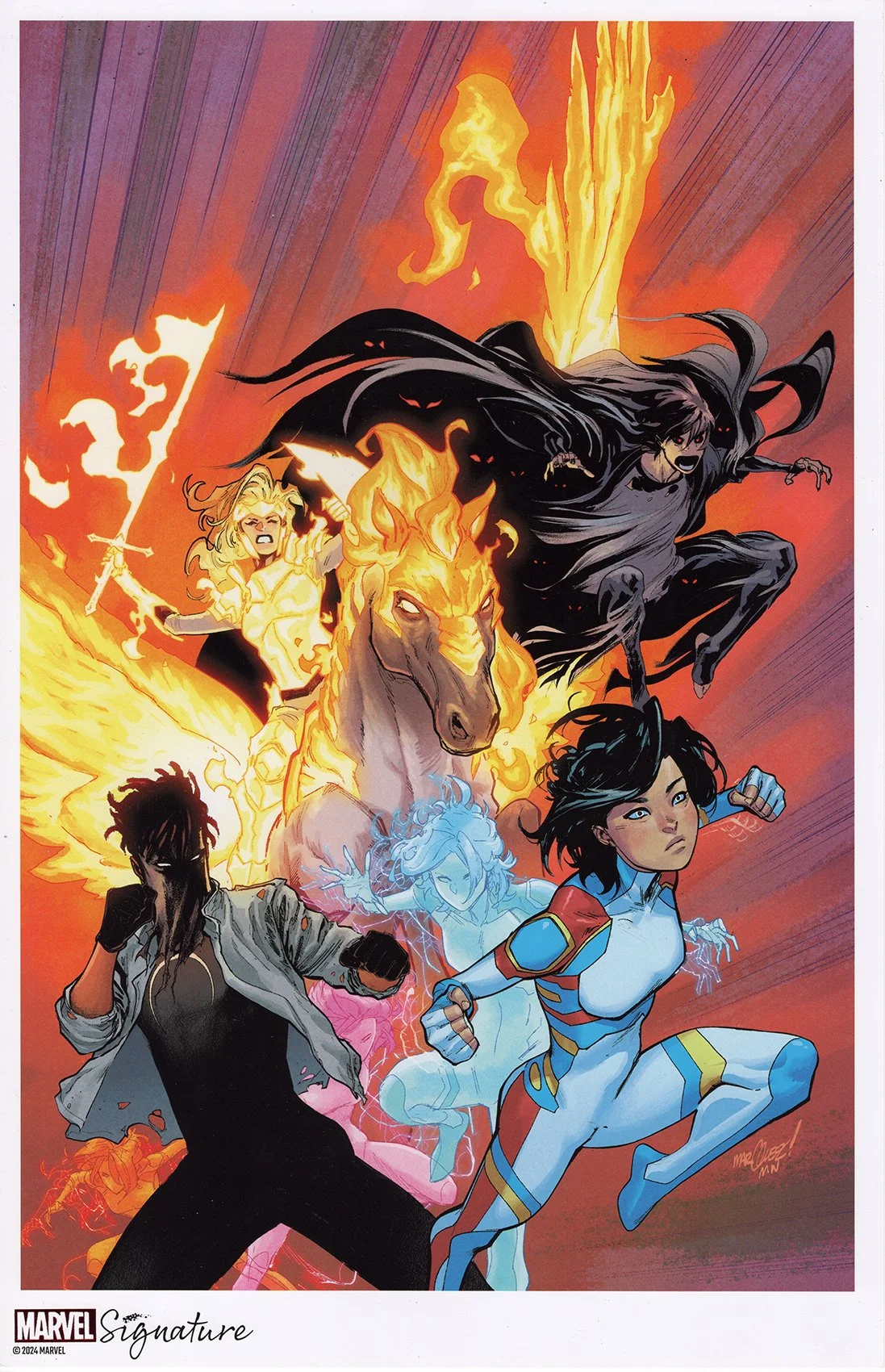 趣味・スポーツ・実用 MARVEL COMICS ART Uncanny X-Men #1 Outliers Art Print — David Marquez Comic Art