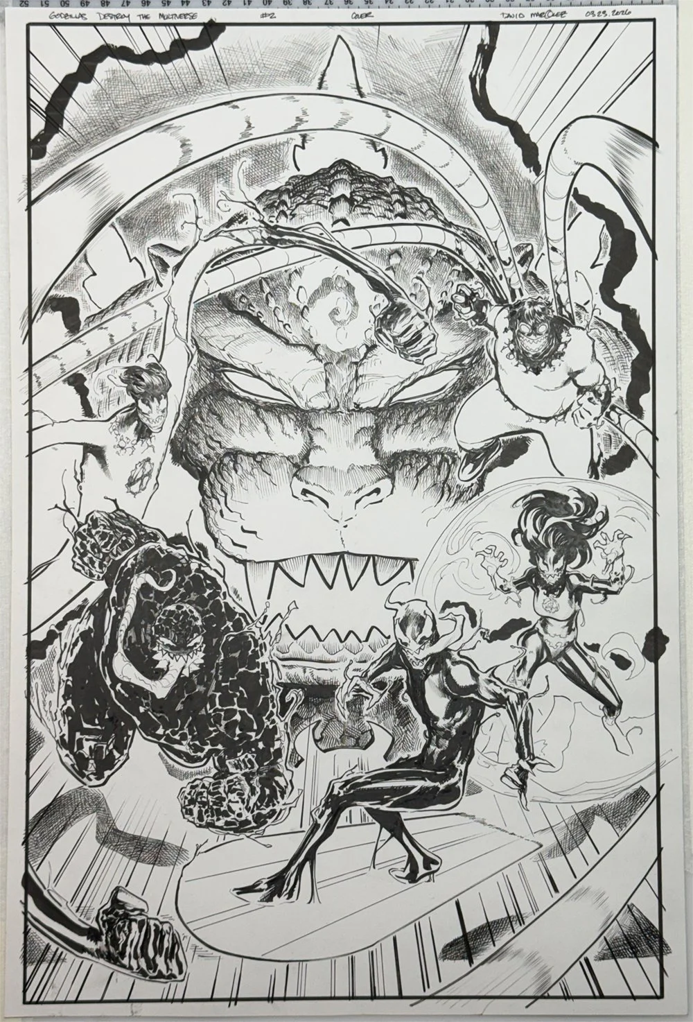 Godzilla Conquers the Multiverse #2 Cover