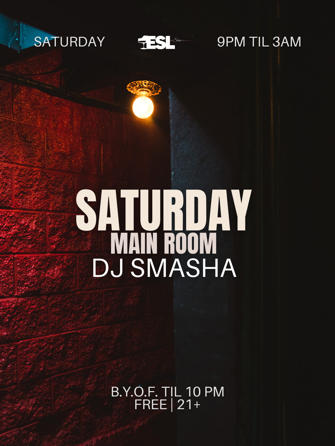 DJ SMASHA 9PM-3AM