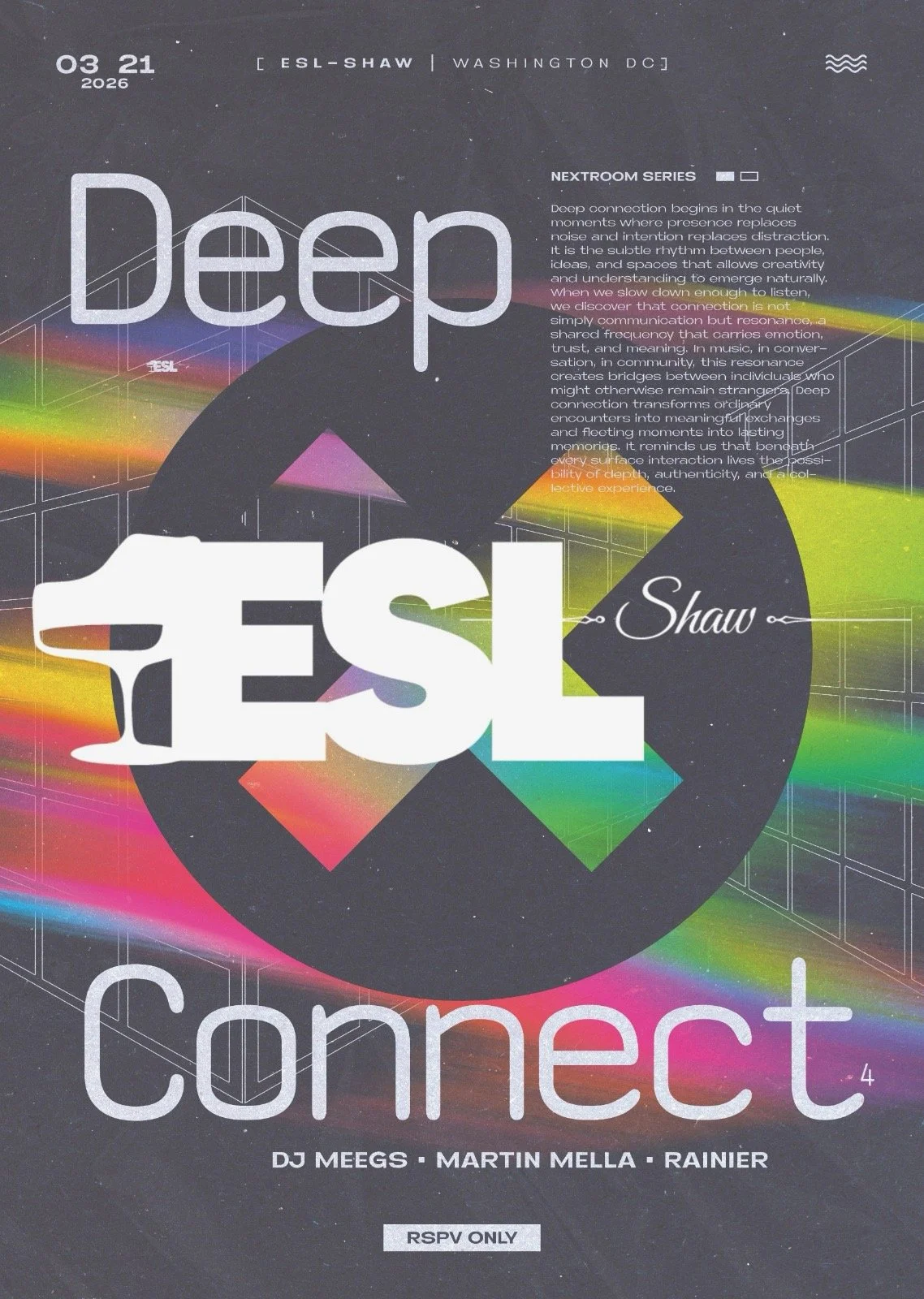 Deep Connect: Dj Meegs + Martin Mella + Rainier &amp; Harry Hotter 9PM-3AM