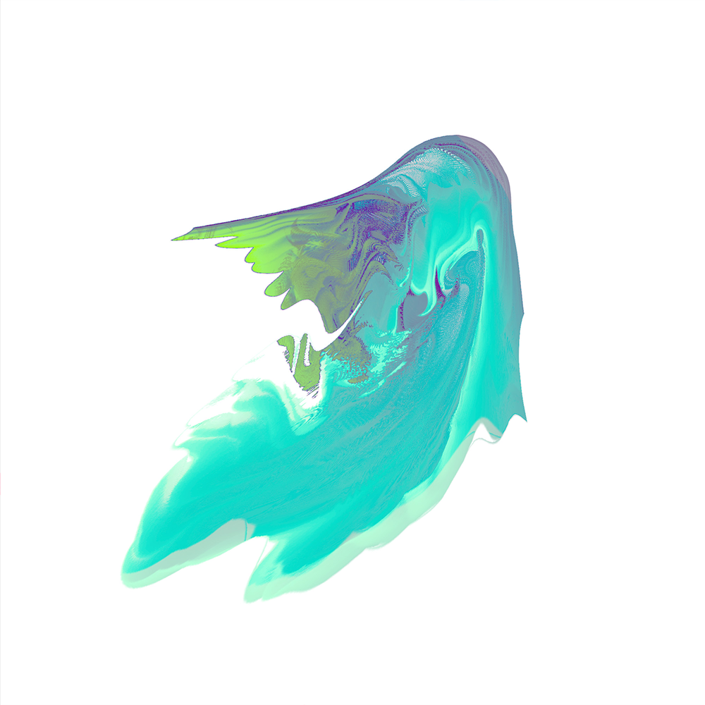 Breeze,2023, Digital Media--14" x 14" x 1.1