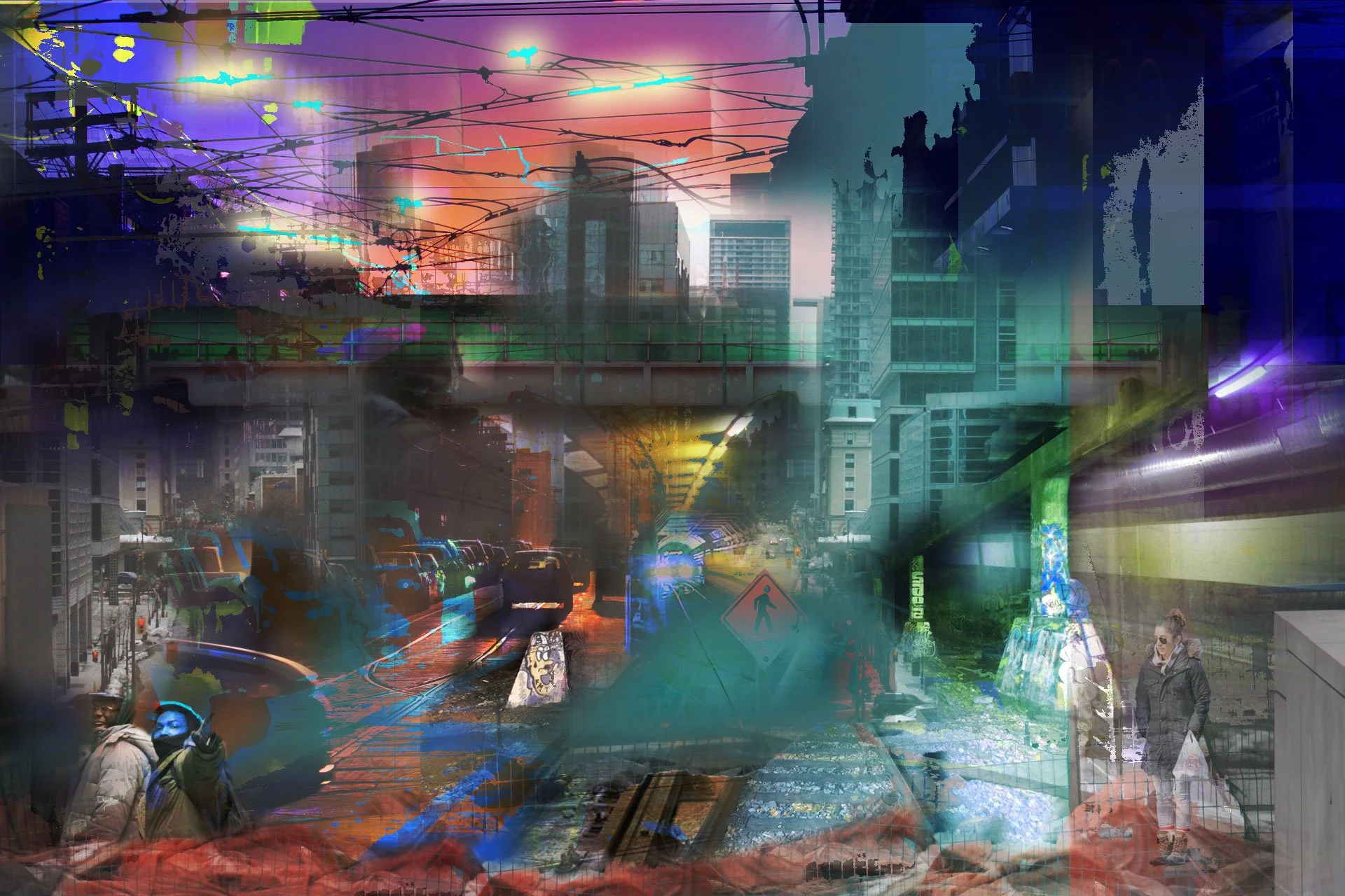Spadina Tunnel,Digital Media, 26x18-1.1