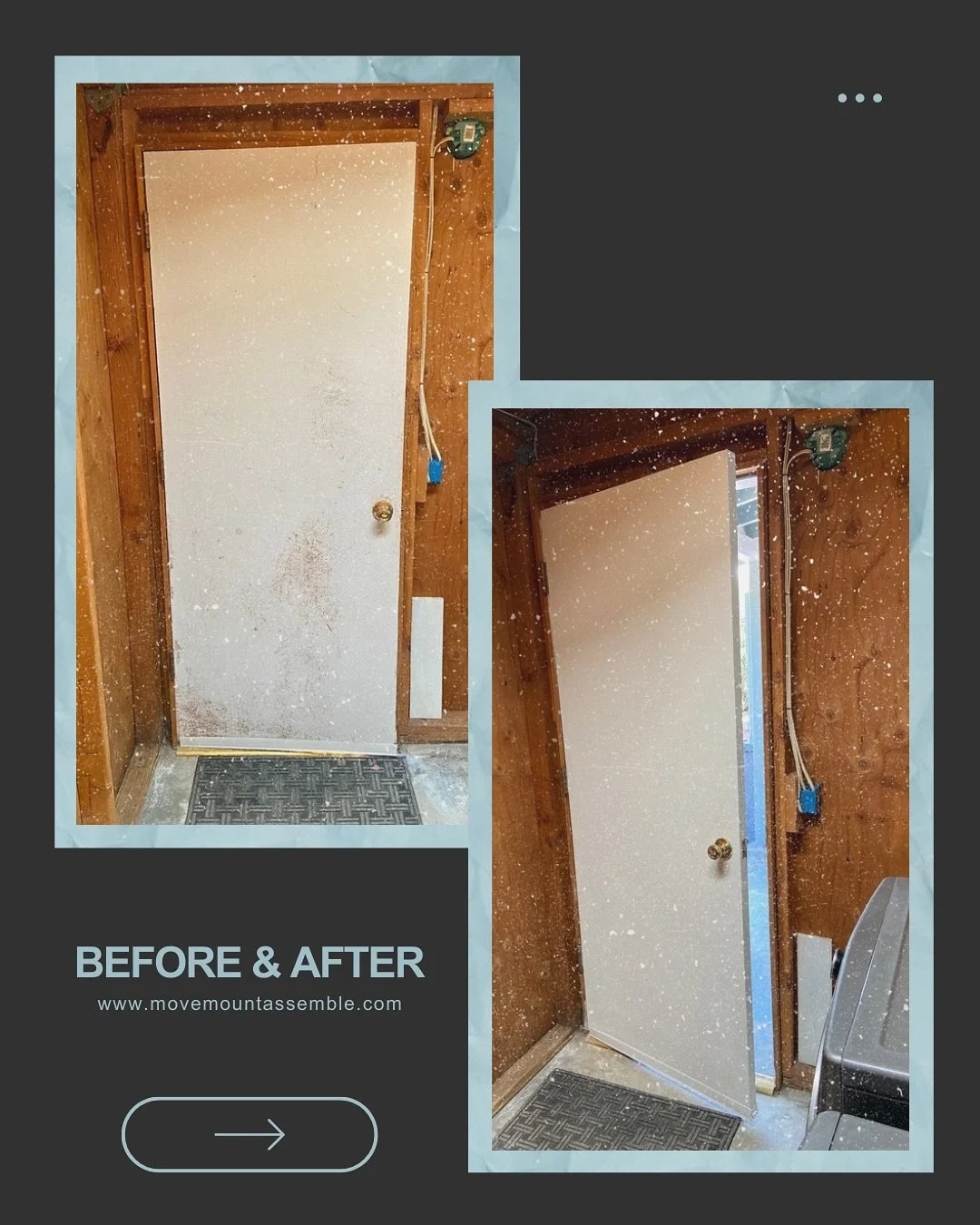 Painting &amp; trim work for a Landlord

Book various services @ www.movemountassemble.com