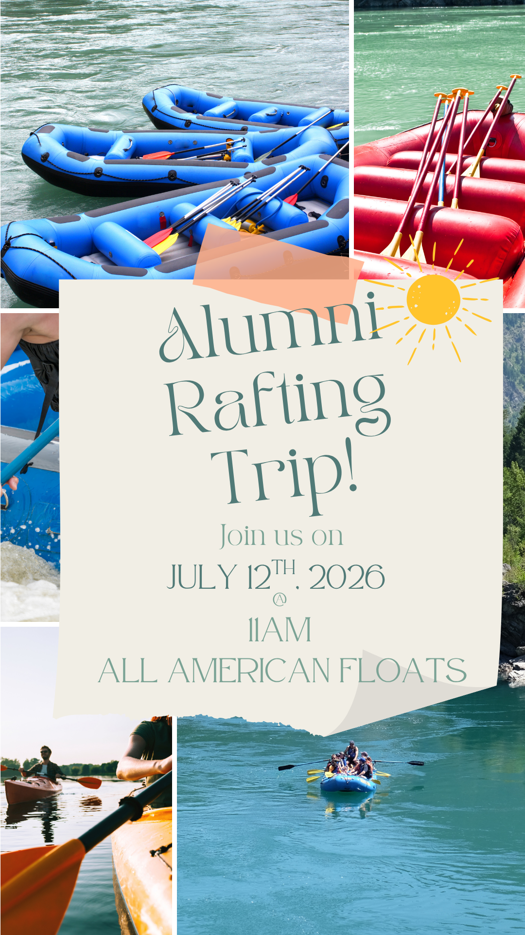 Alumni Floating Trip