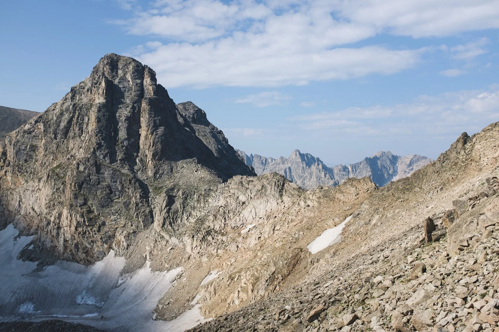On the ridge between Audubon and Paiute looking at Mount Toll. (August 6th 2021)