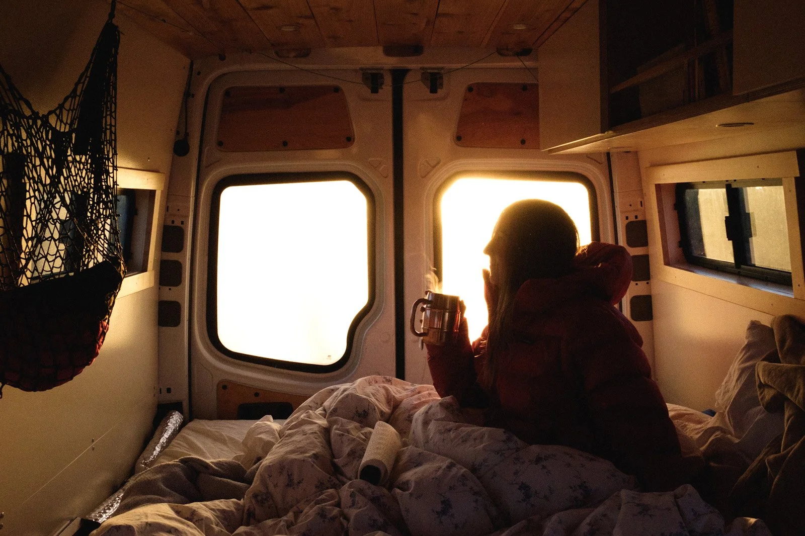 Sedona morning in Babas thinking we had COVID and making ourselves sick. Psychosomatic gastrointestinal symptoms.(Chloe, December 2020)