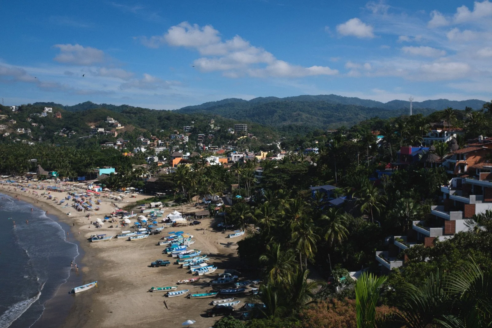 View from the Grand Villa at Villa Amor where we stayed for Asa & Elysa's wedding (December 2021)