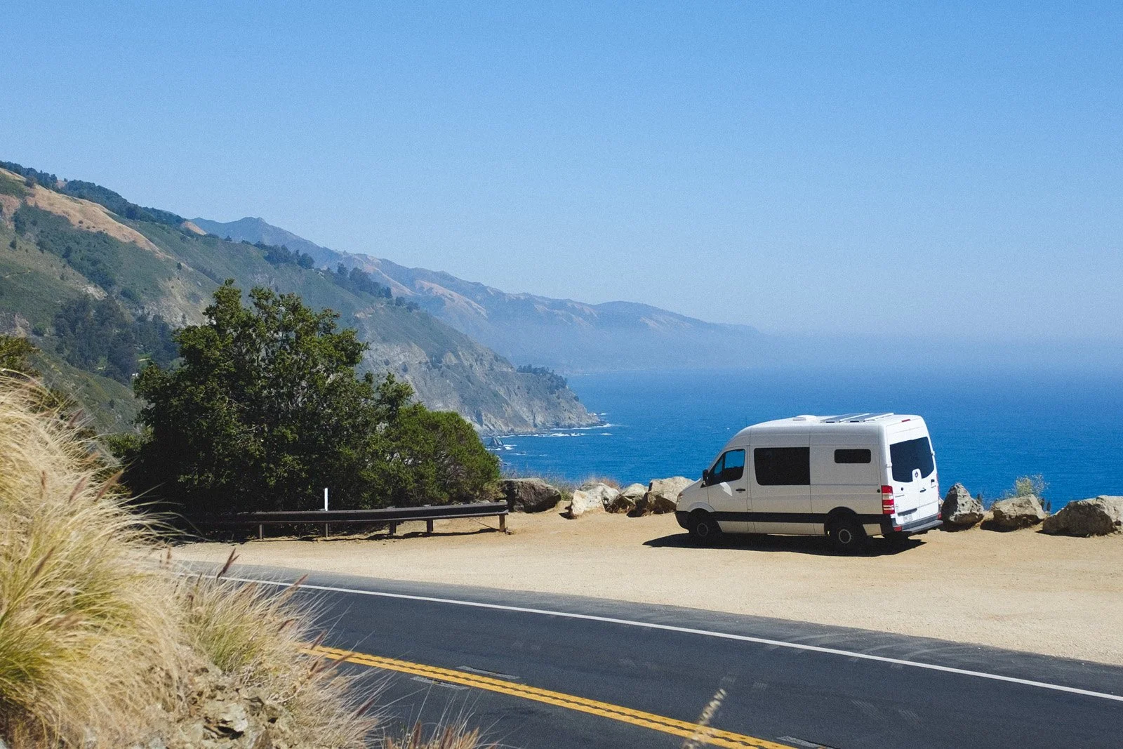 Babas soaking up the HWY 1 glory. Sunny conditions and beautiful coastline (May 2021).