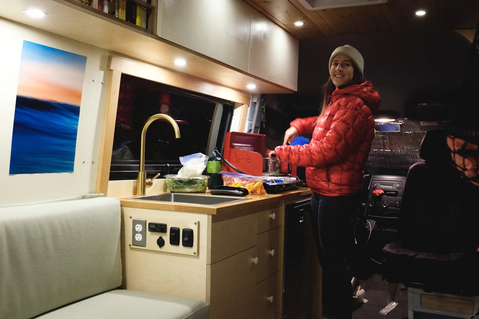 Cooking dinner in the Nevada desert with the Nevada City crew (Chloe, May 2021)