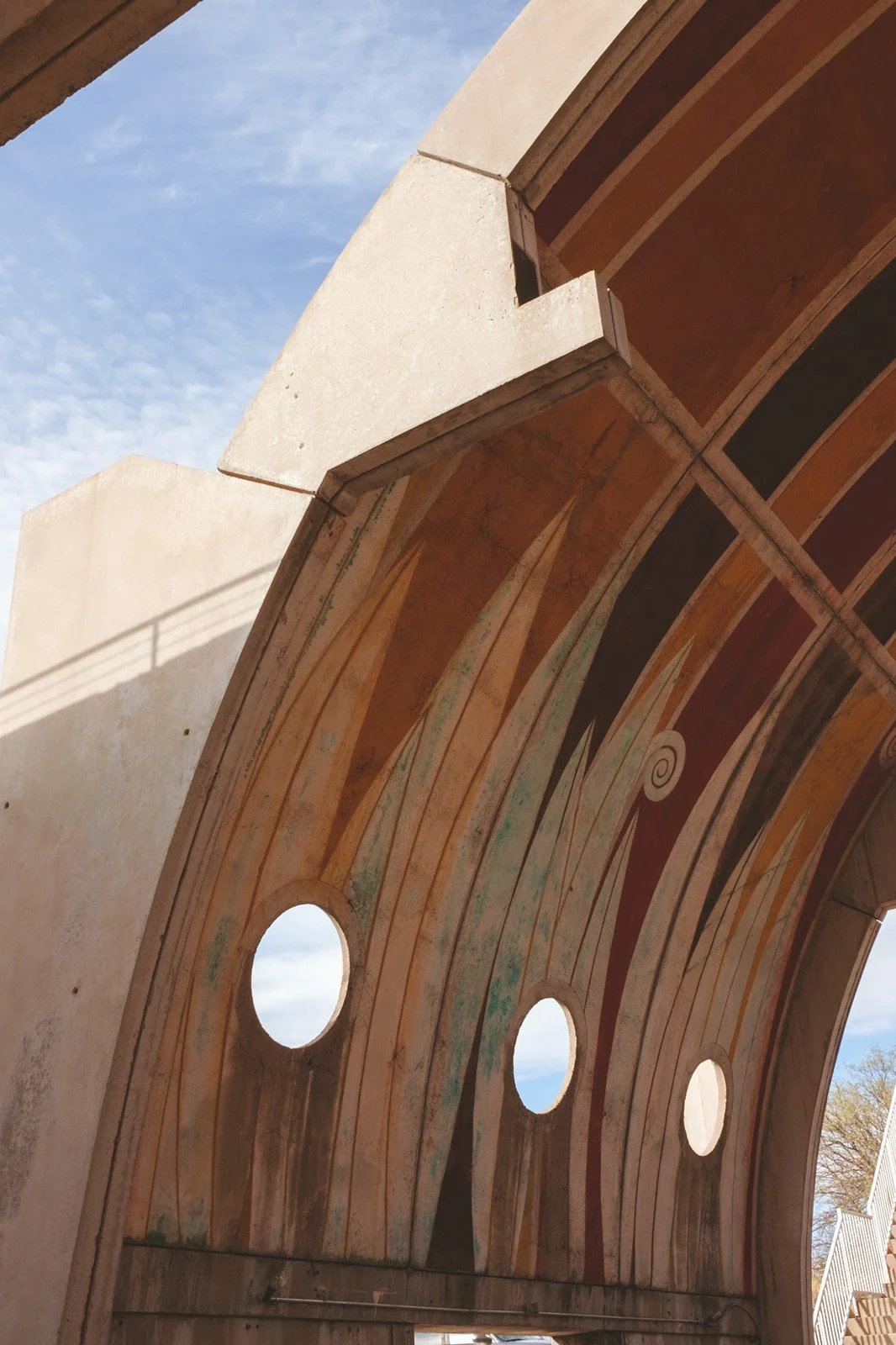 Barrel vault detail (January 2021)