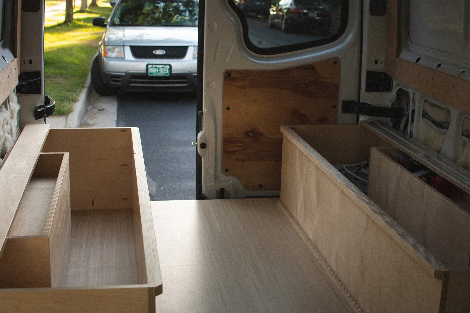 Benches Build and Flooring installed (July 2020)