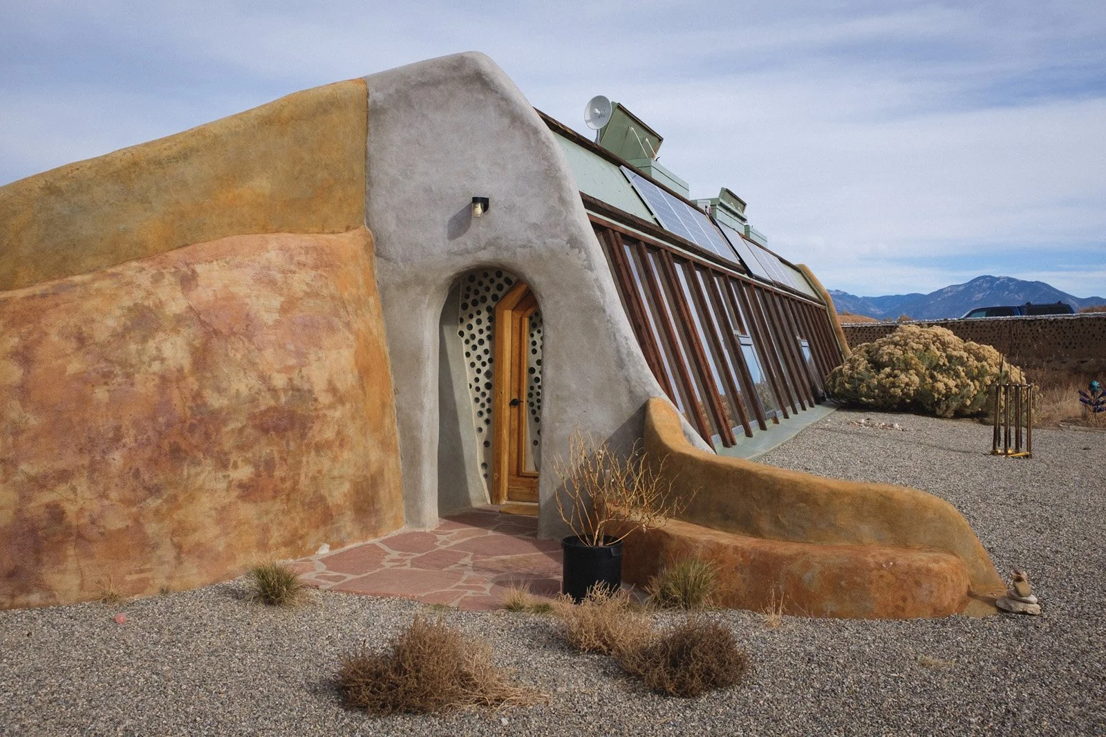 Earthship Entrance (November 2021)