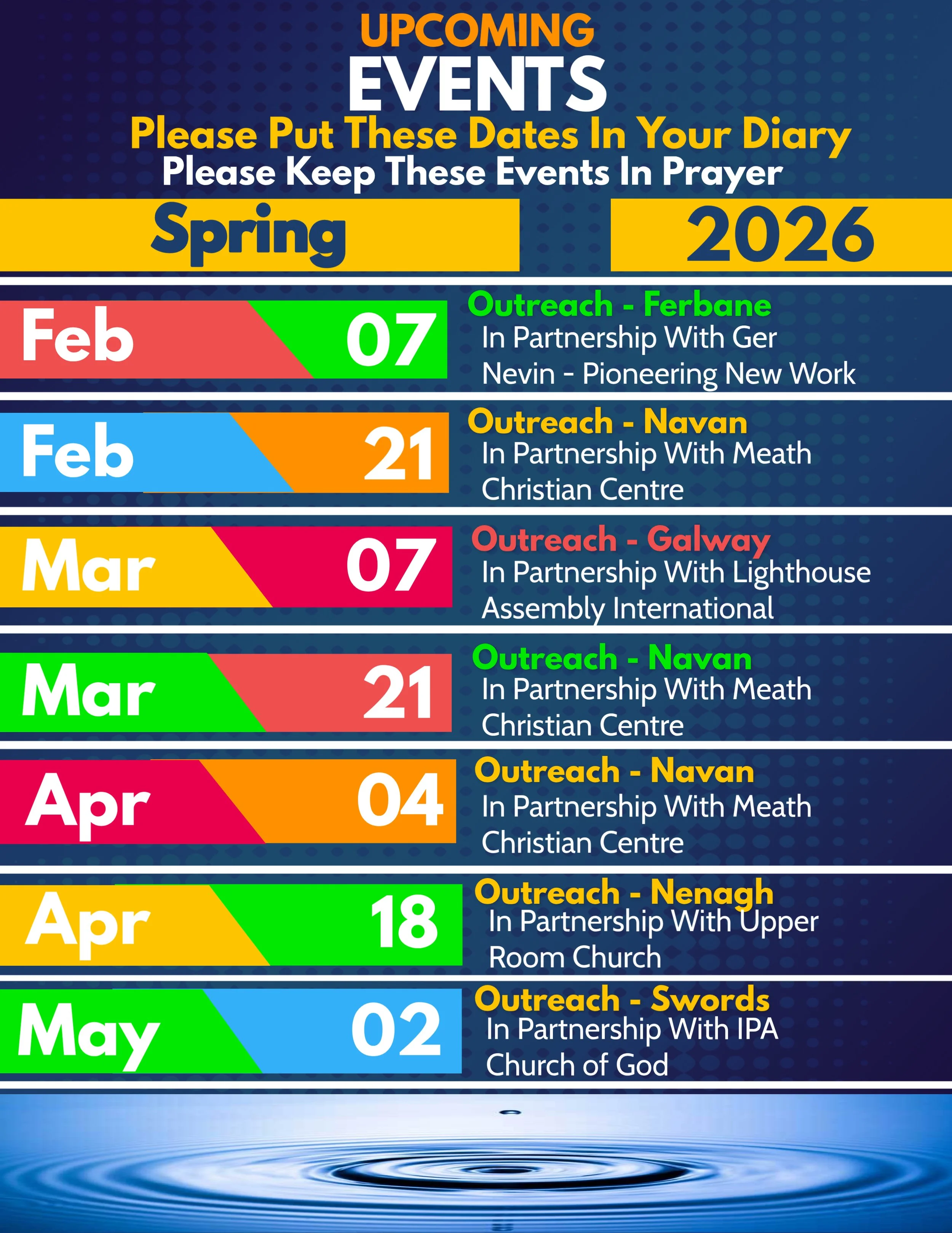 Spring Calendar 2026