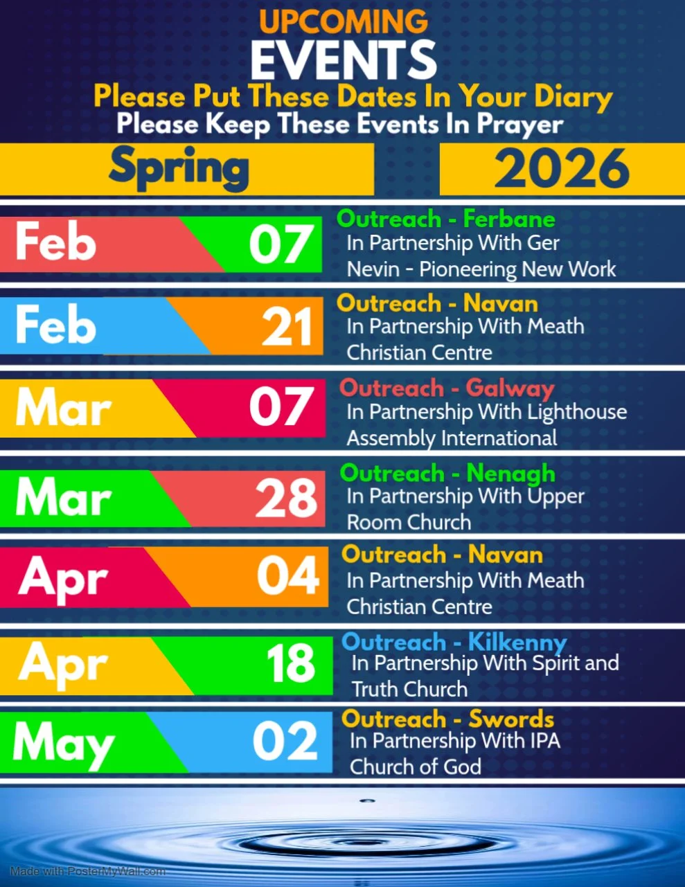 Spring Calendar 2026