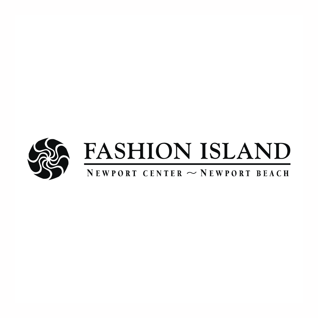 Fashion Island logo with text 'Newport Center - Newport Beach' beneath it.