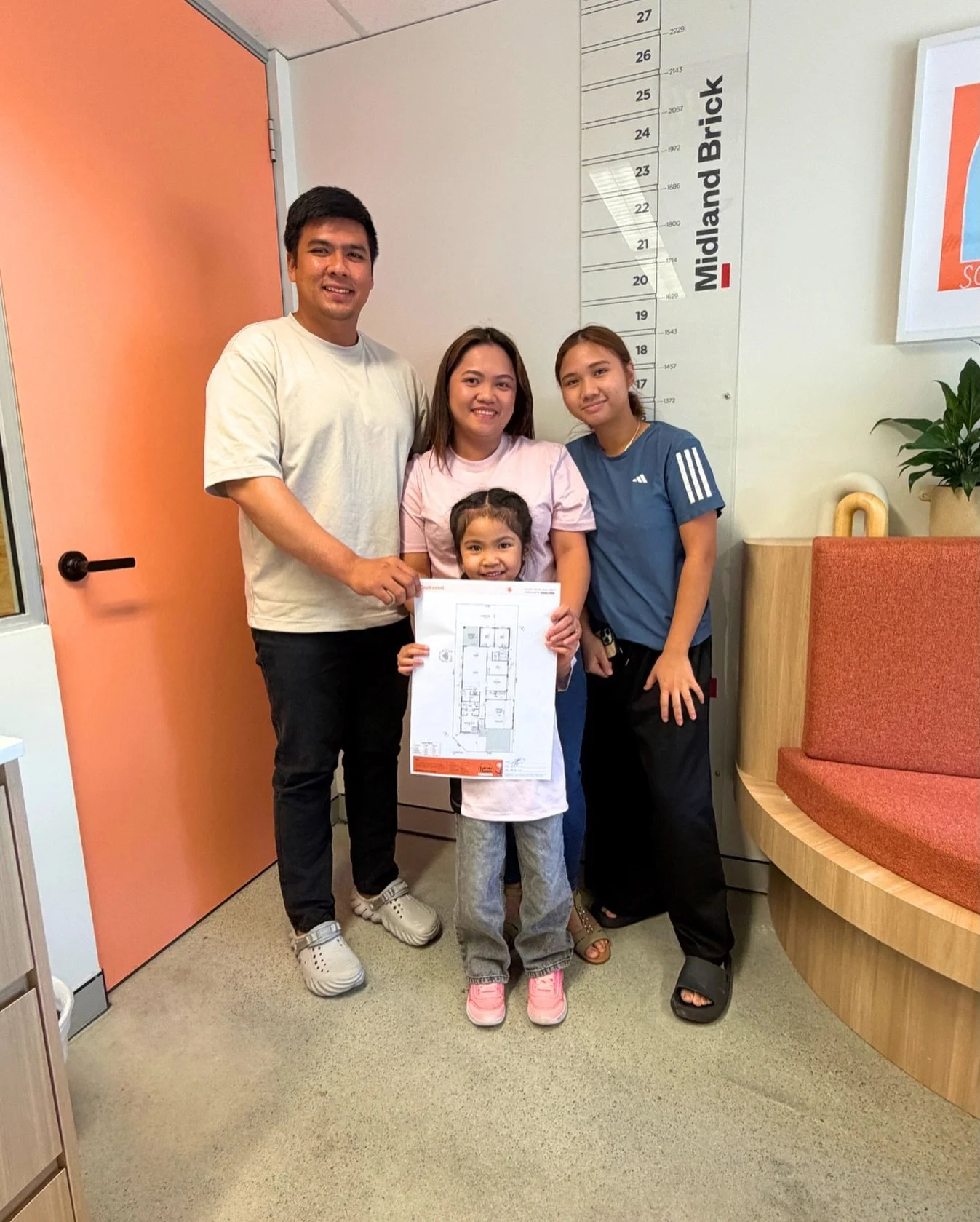 Contracts are signed and the Captivated floor plan is officially locked in. Such a lovely bunch and a great choice of design.

They&rsquo;ll be building in Hilbert, a growing family friendly area with plenty of green space and a great community feel.