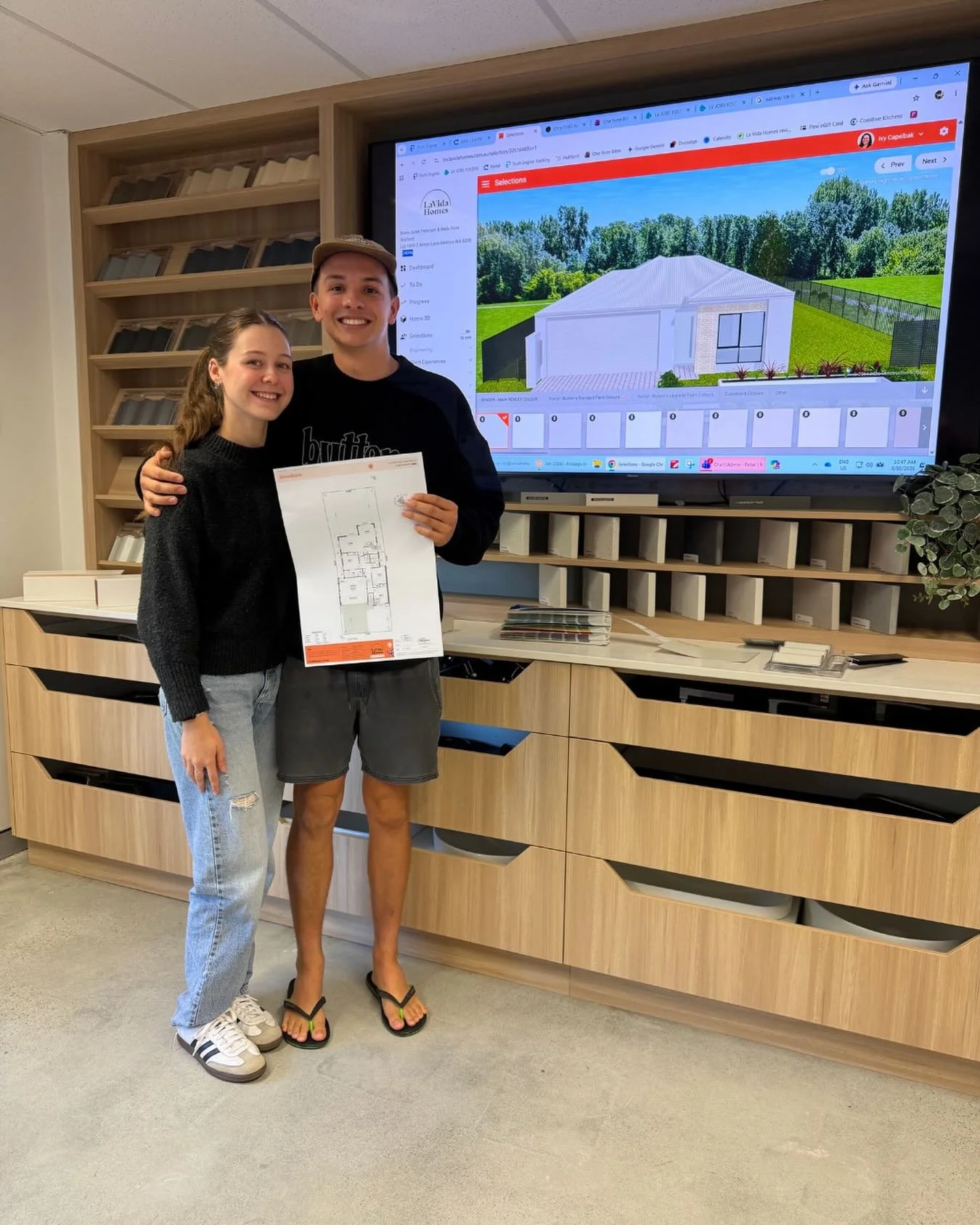 Now this is how you make a house feel like home. 🙌

Blake &amp; Halle put their own spin on our Riverbank design, and the finished result in Alkimos is an absolute cracker.

A few smart tweaks, a lot of personality, and a home that&rsquo;s built aro