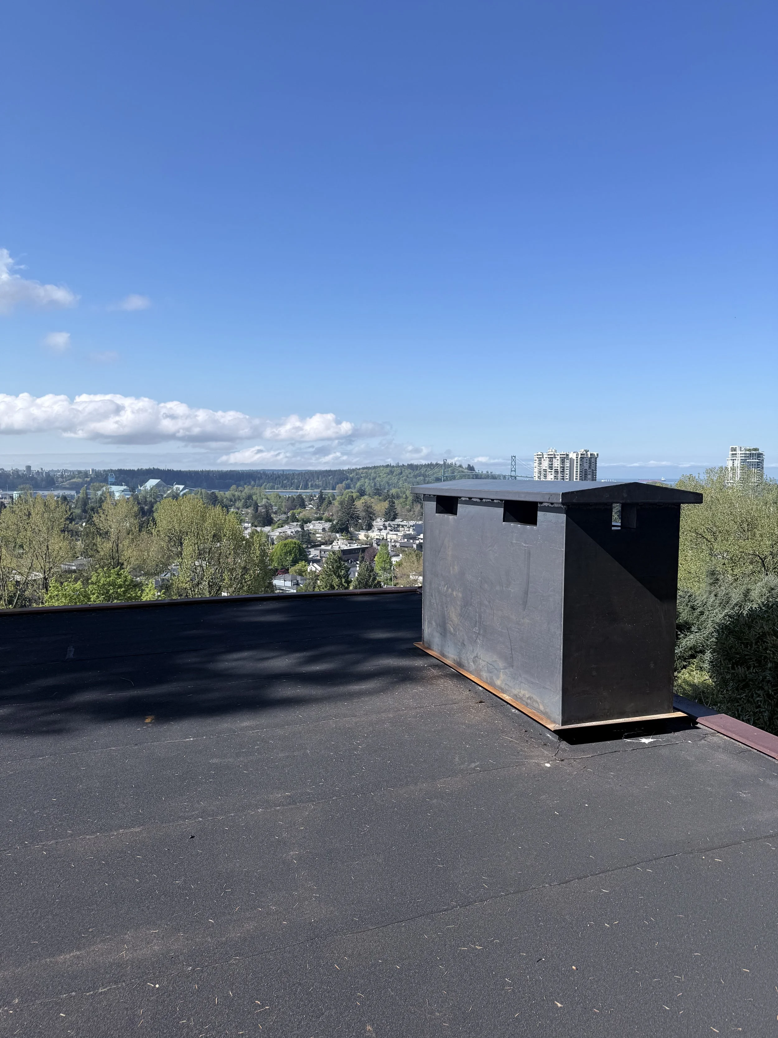 Chimney after Corten Cap