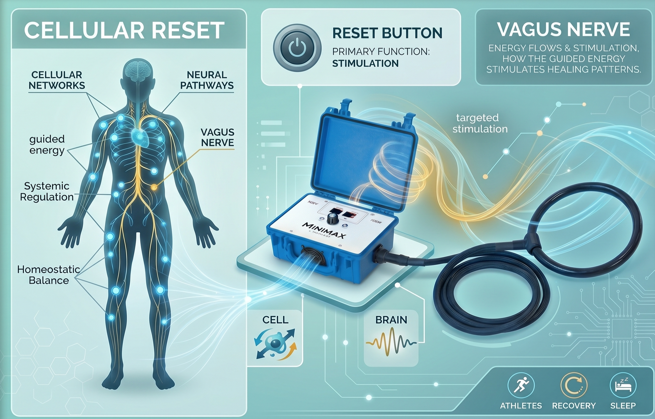 An infographic explaining why PEMF is a cellular reset.