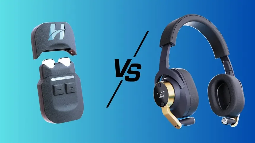 An image of the VeRelief Prime on the left versus Hoolest Pro on the right.