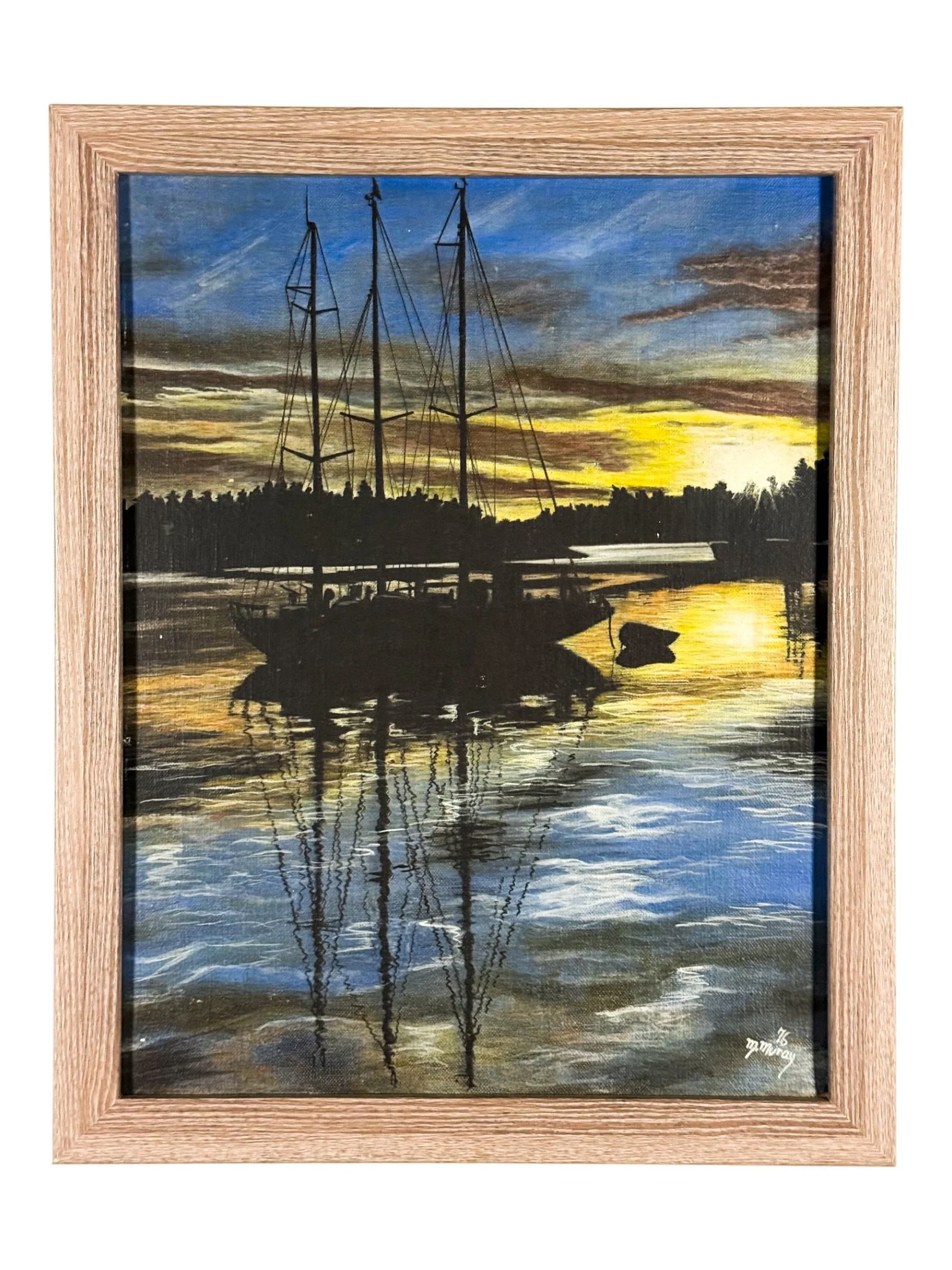 Unknown Artist M Muray Harbor at Sunset 2.jpeg