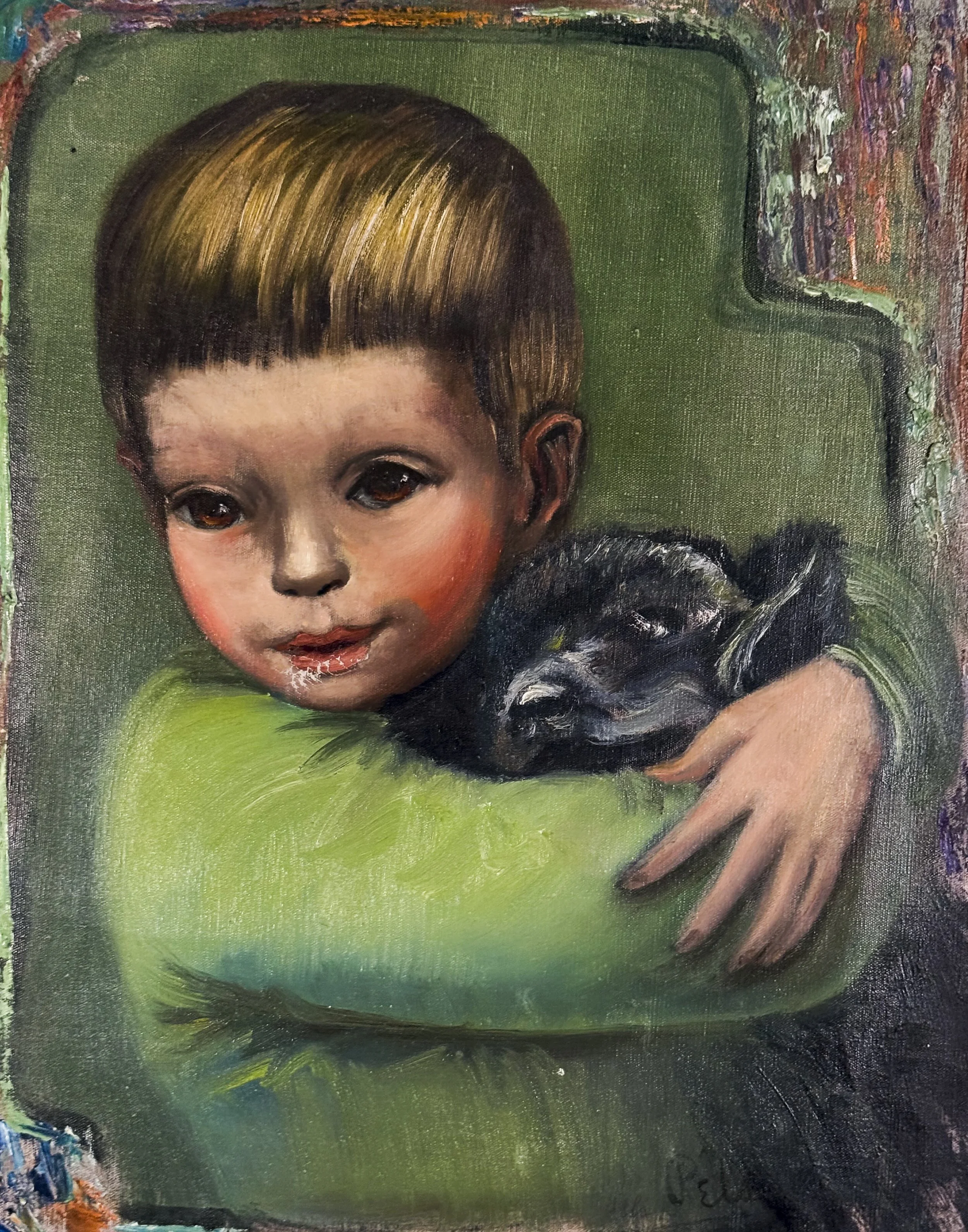 Albert Pels Young Boy with Dog 1.jpeg