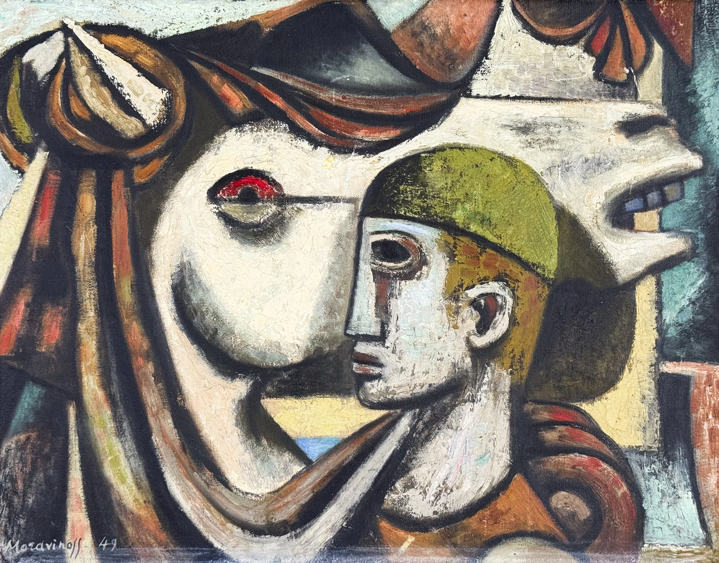 Nicolas Mordvinoff "Man With Horse"