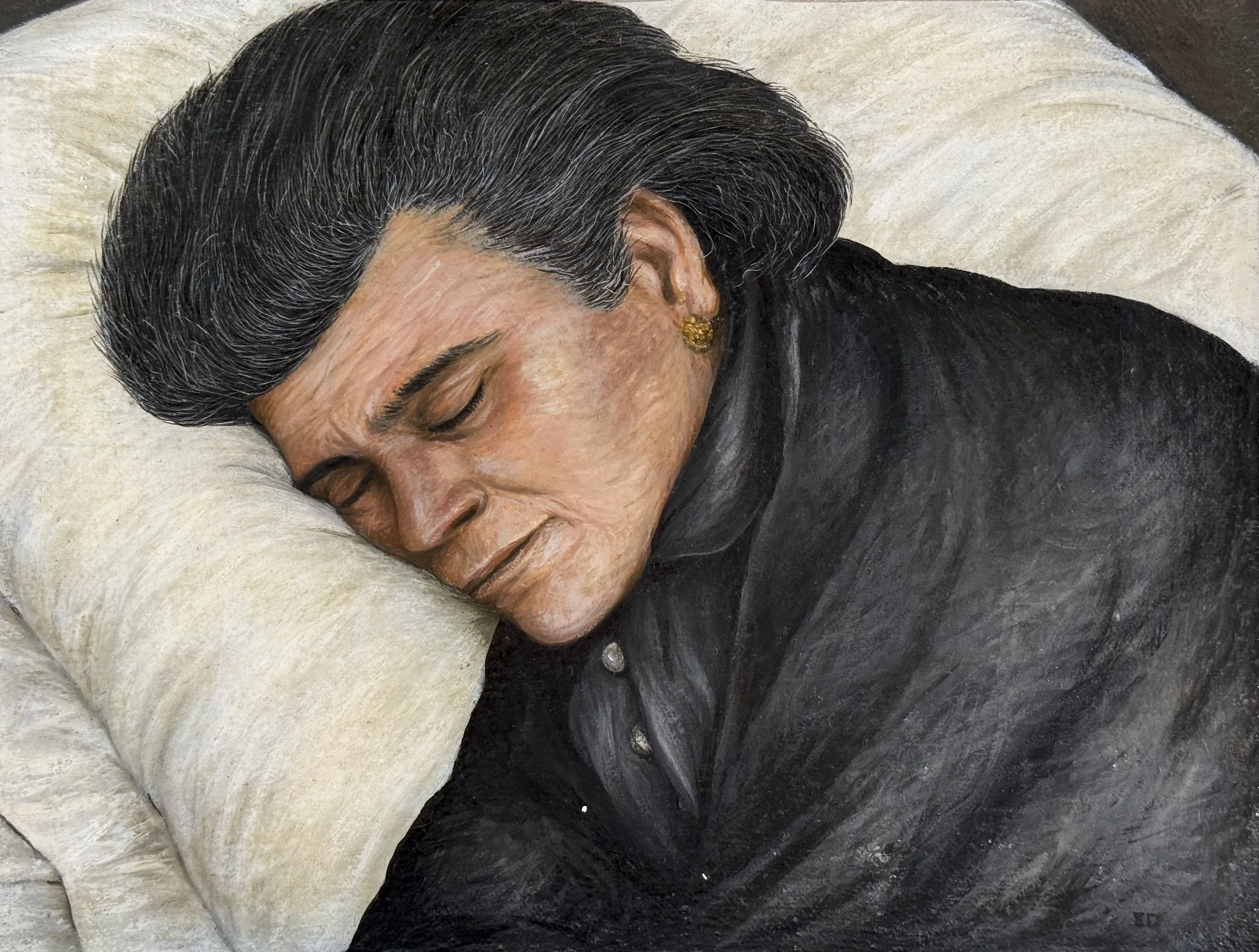 Edwin Dorris "Portrait of Sleeping Woman"