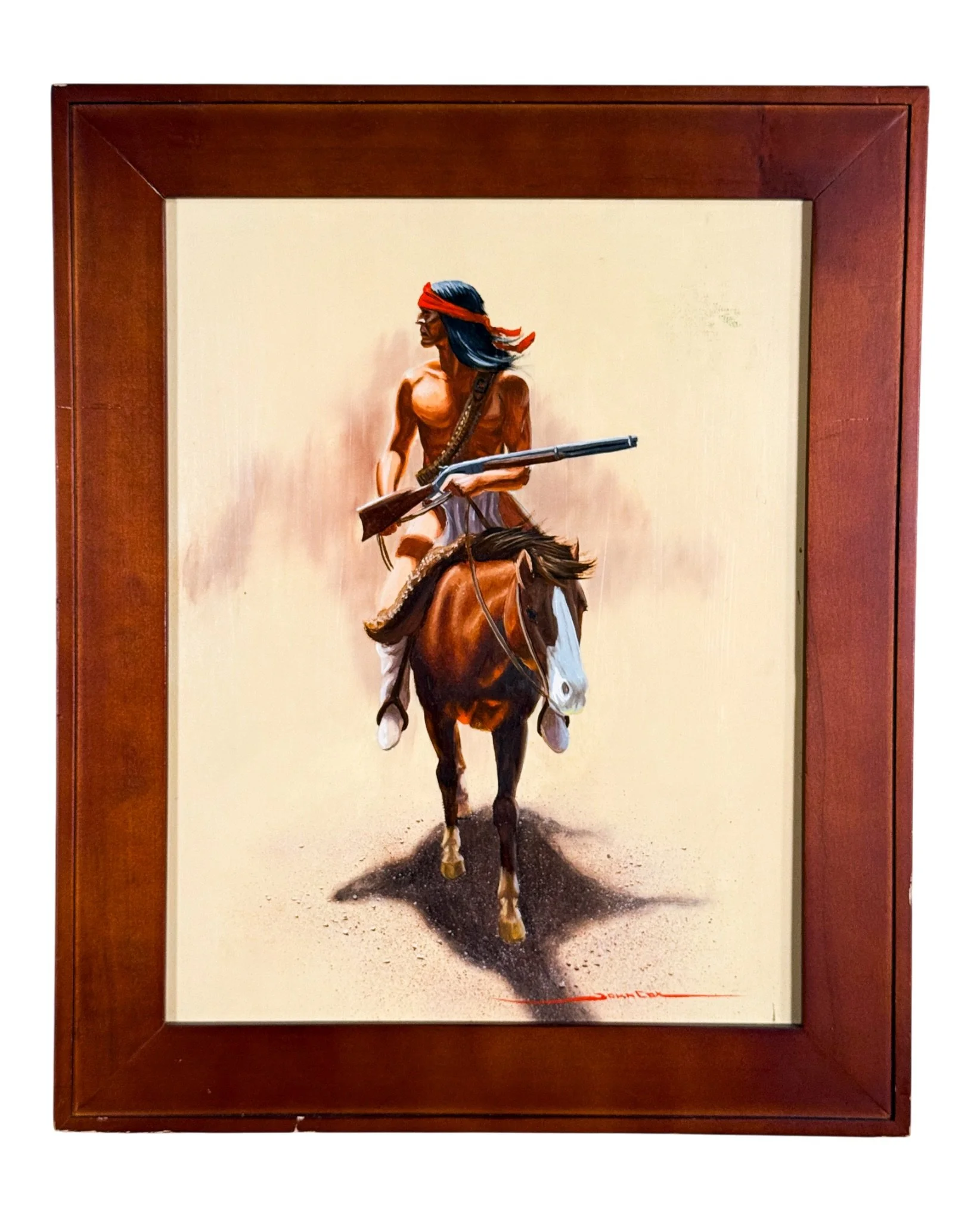 John Cox Indian Brave on Horse 2.jpeg
