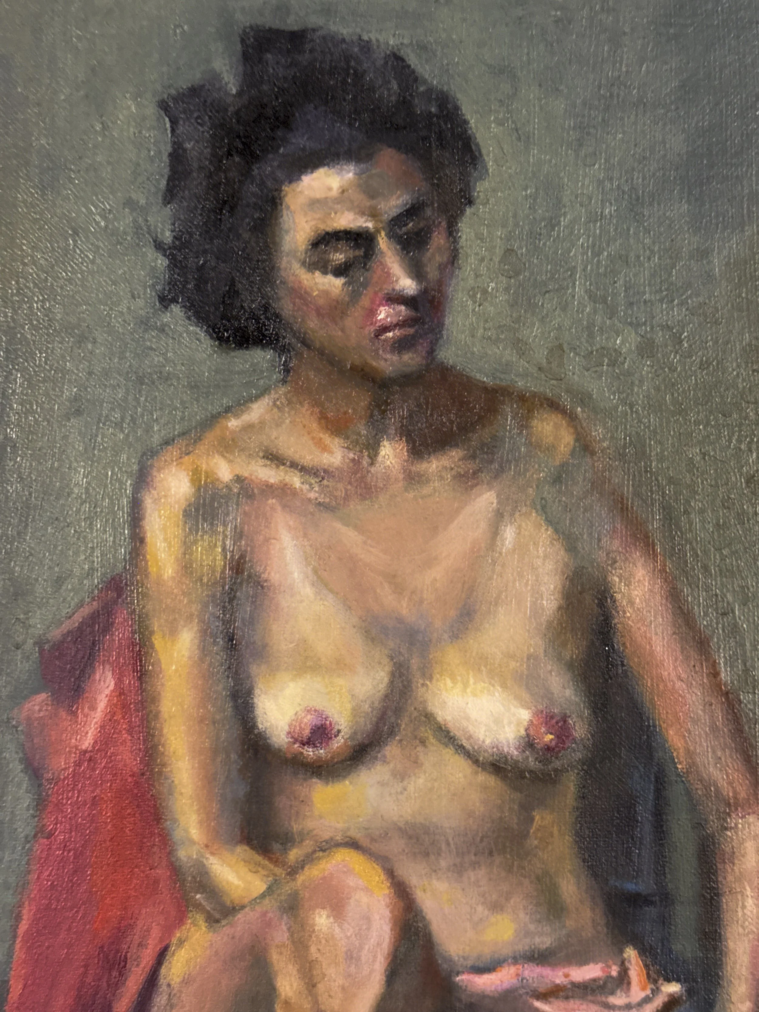 Arthur Silkman Untitled (Seated Nude) 3.jpeg