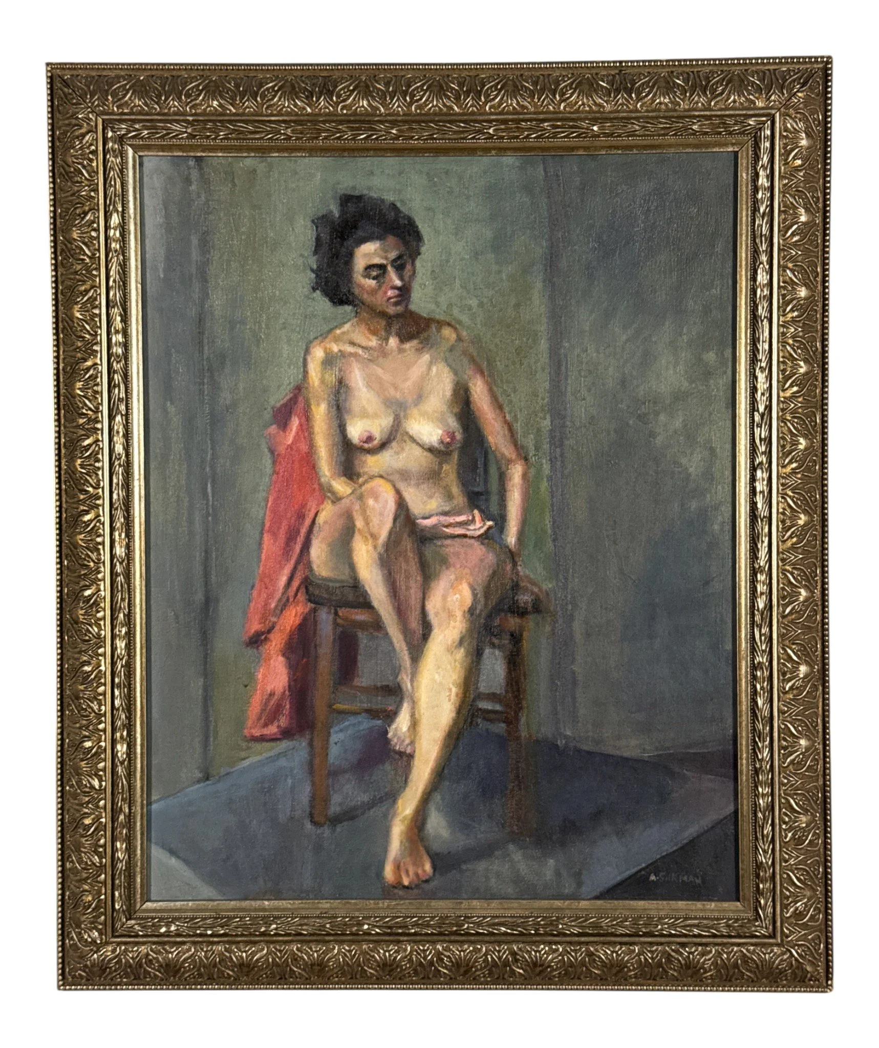 Arthur Silkman Untitled (Seated Nude) 2.jpg