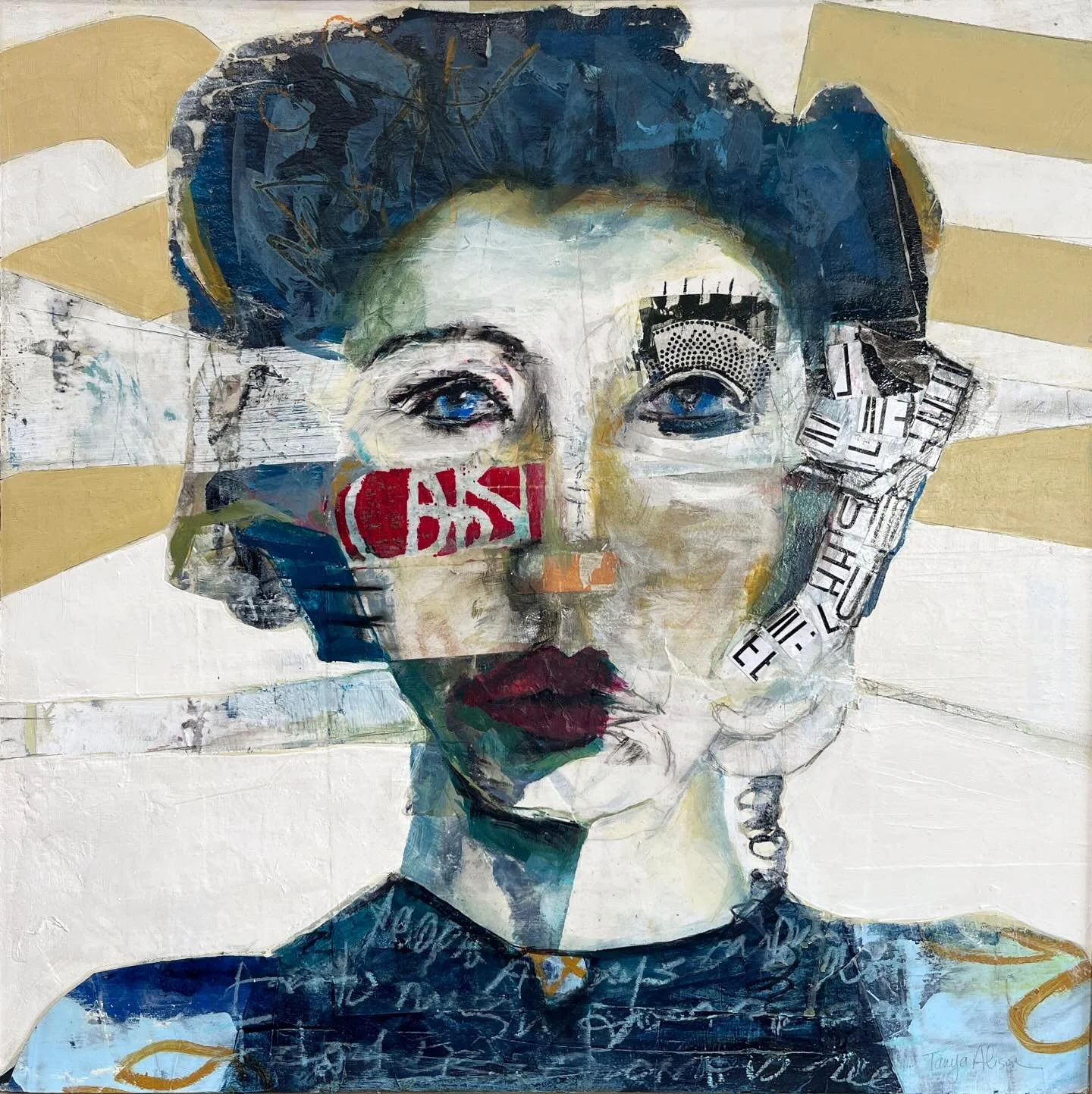 &ldquo;And She Went&rdquo; 
Just in time to photo and send off for Open Studio this June. I decided in the 11th hour to just bite the bullet and do it again. 

I&rsquo;m definitely hoping the fire is lit to get some pieces across the finish line! If 