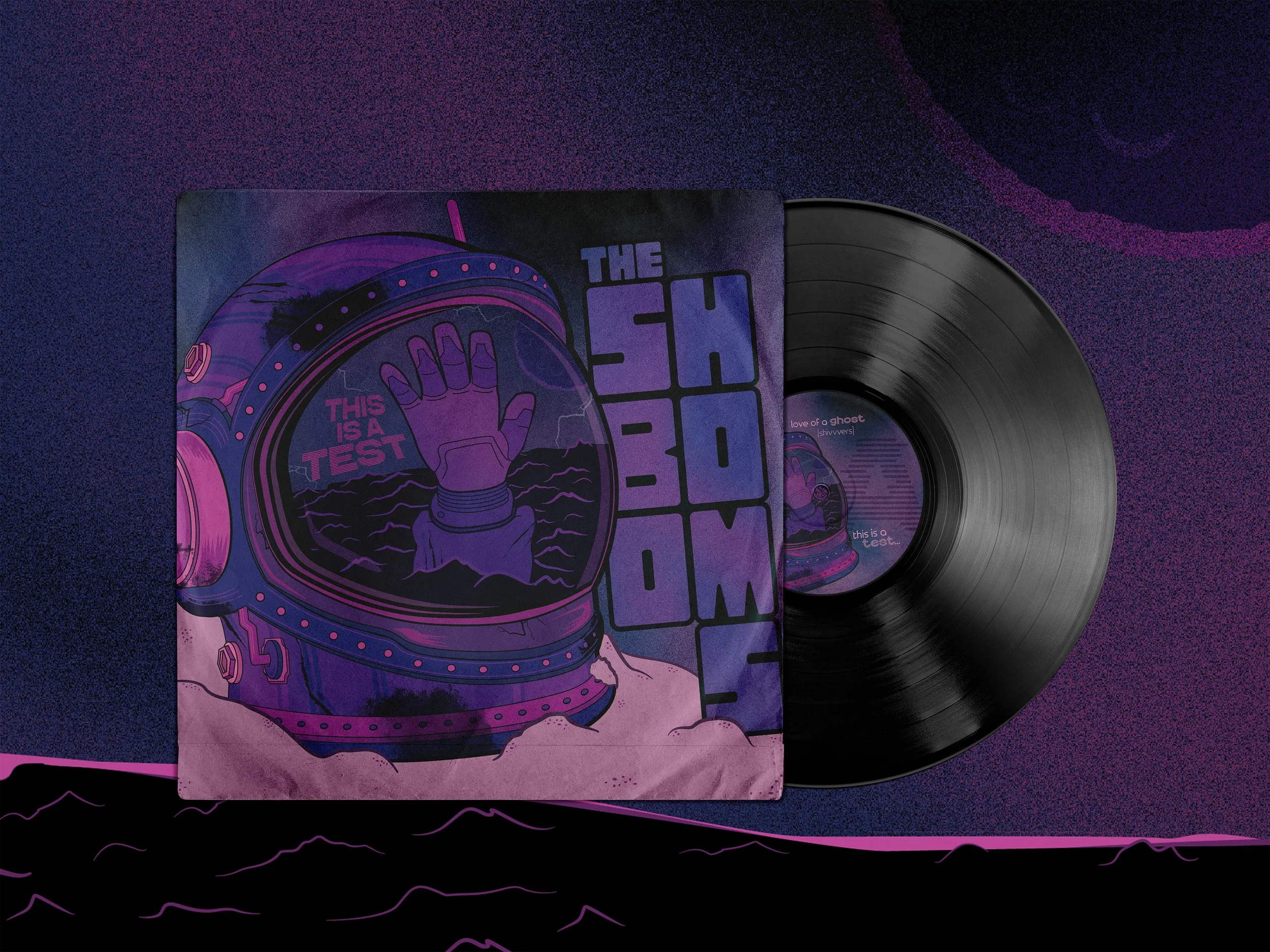 A vinyl album by The Sh-Booms called This is a Test