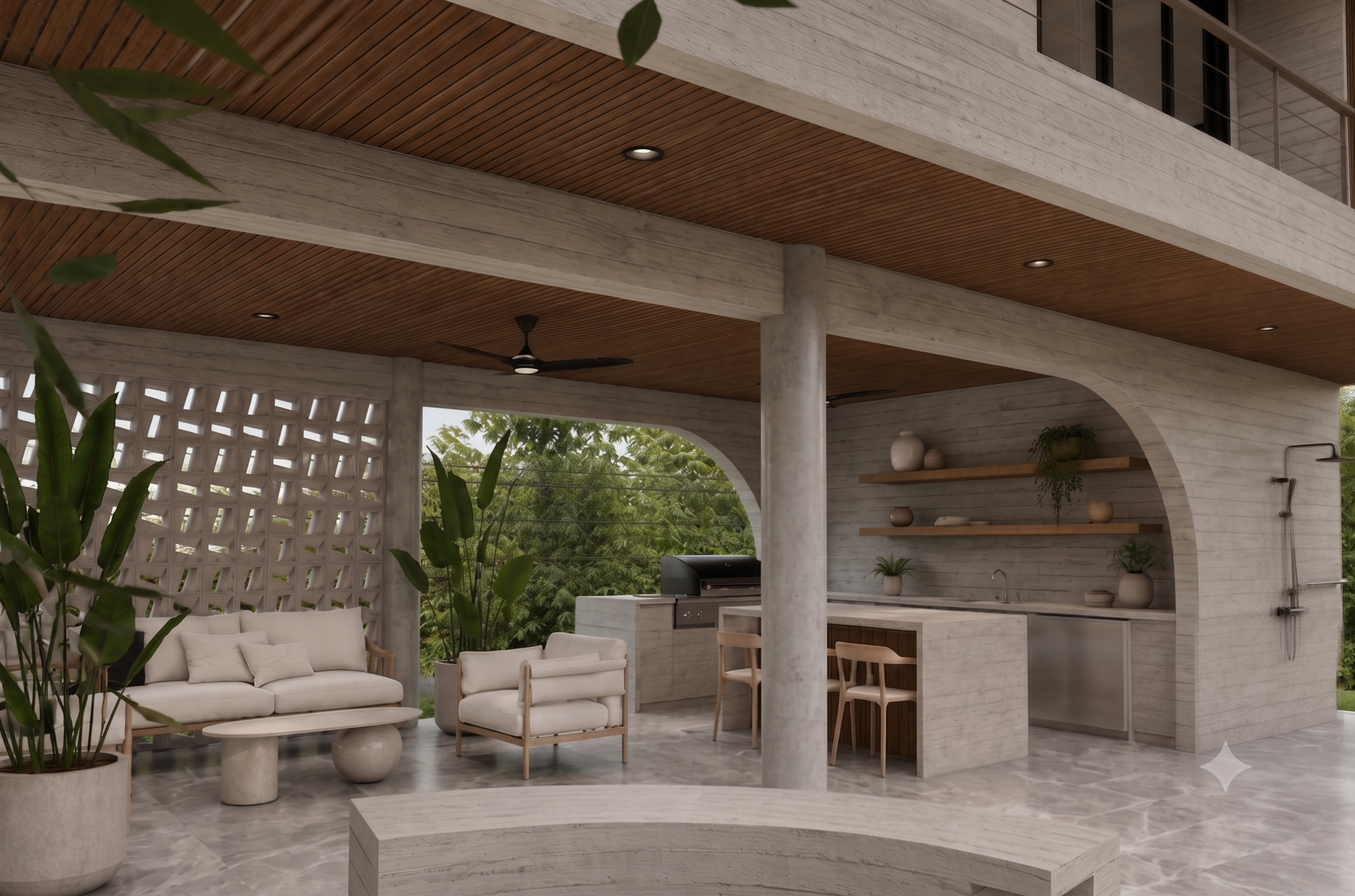 BBQ/ TERRACE AREA