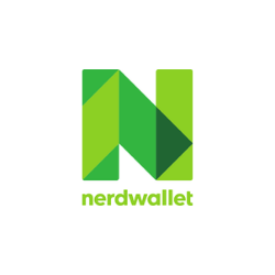 NerdWallet logo with a green geometric design and the word 'nerdwallet' beneath it.
