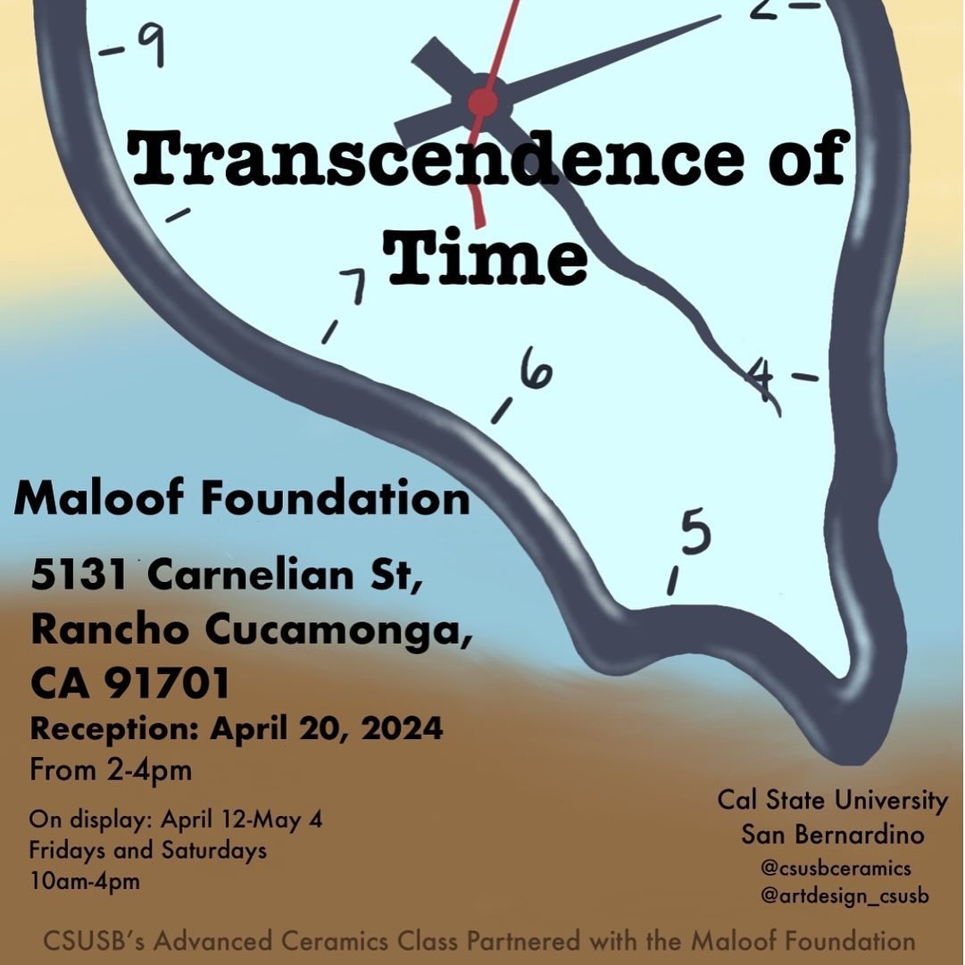 If you&rsquo;re local and looking for something to do tomorrow afternoon, consider joining us to celebrate the opening of a new show that I have work in. 
&ldquo;The Transcendence of Time&rdquo; opens @malooffoundation on 4/20 and we are having a rec