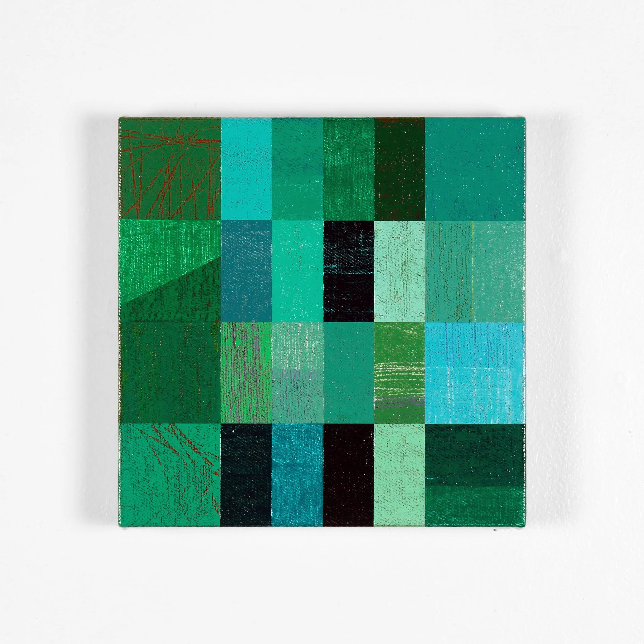    Mistygreen   Acrylic on canvas 8 × 8 inches 2025  SOLD  --- 