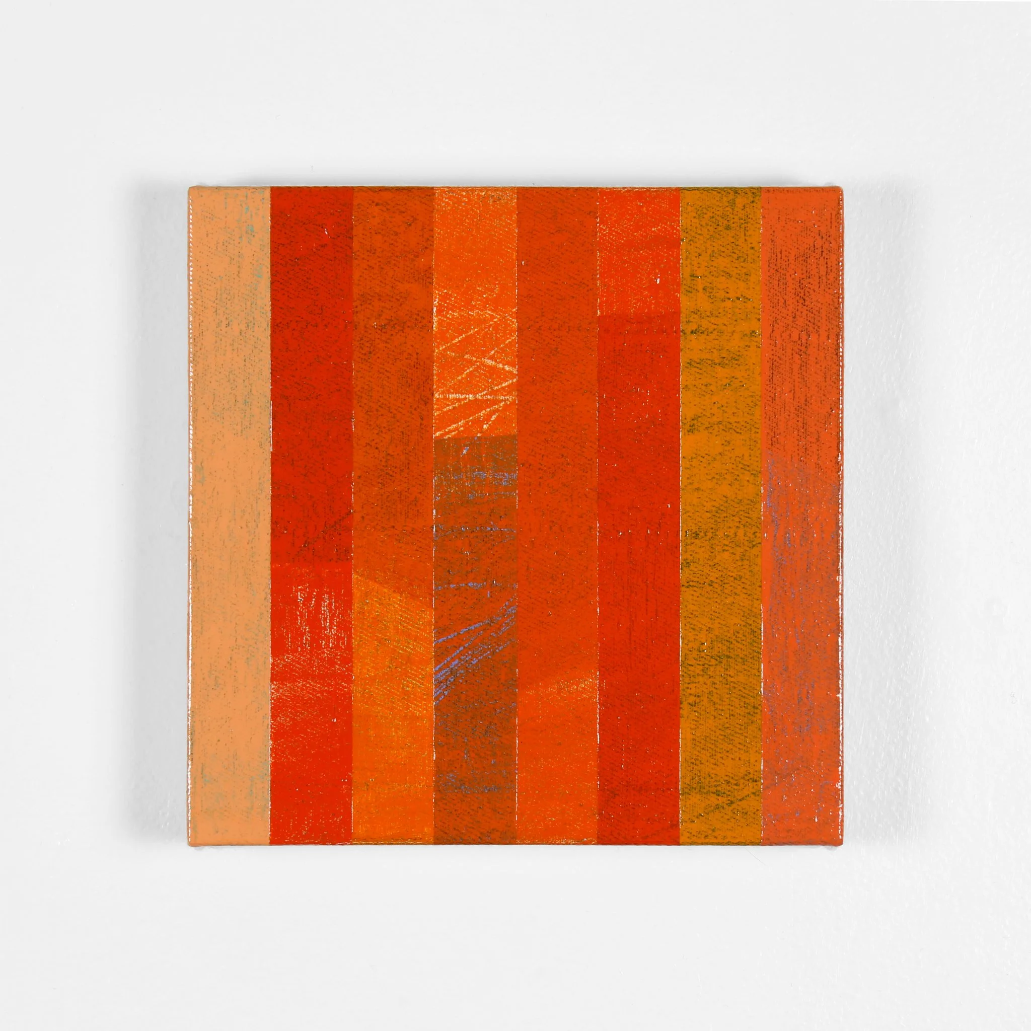    Orangecrush   Acrylic on canvas 8 × 8 inches 2024  CAD $200  --- 