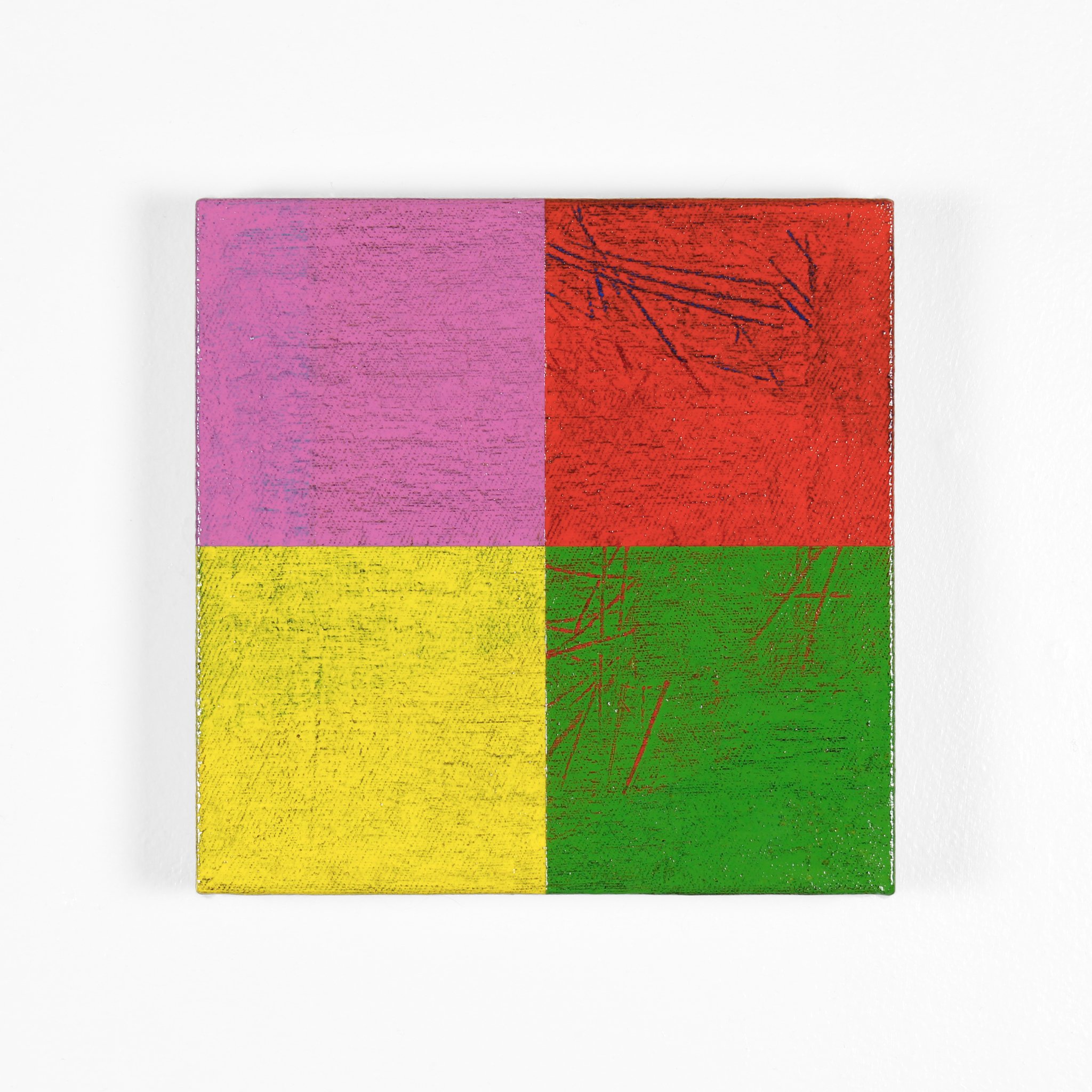    Springsencha   Acrylic on canvas 8 × 8 inches 2025  CAD $200  --- 