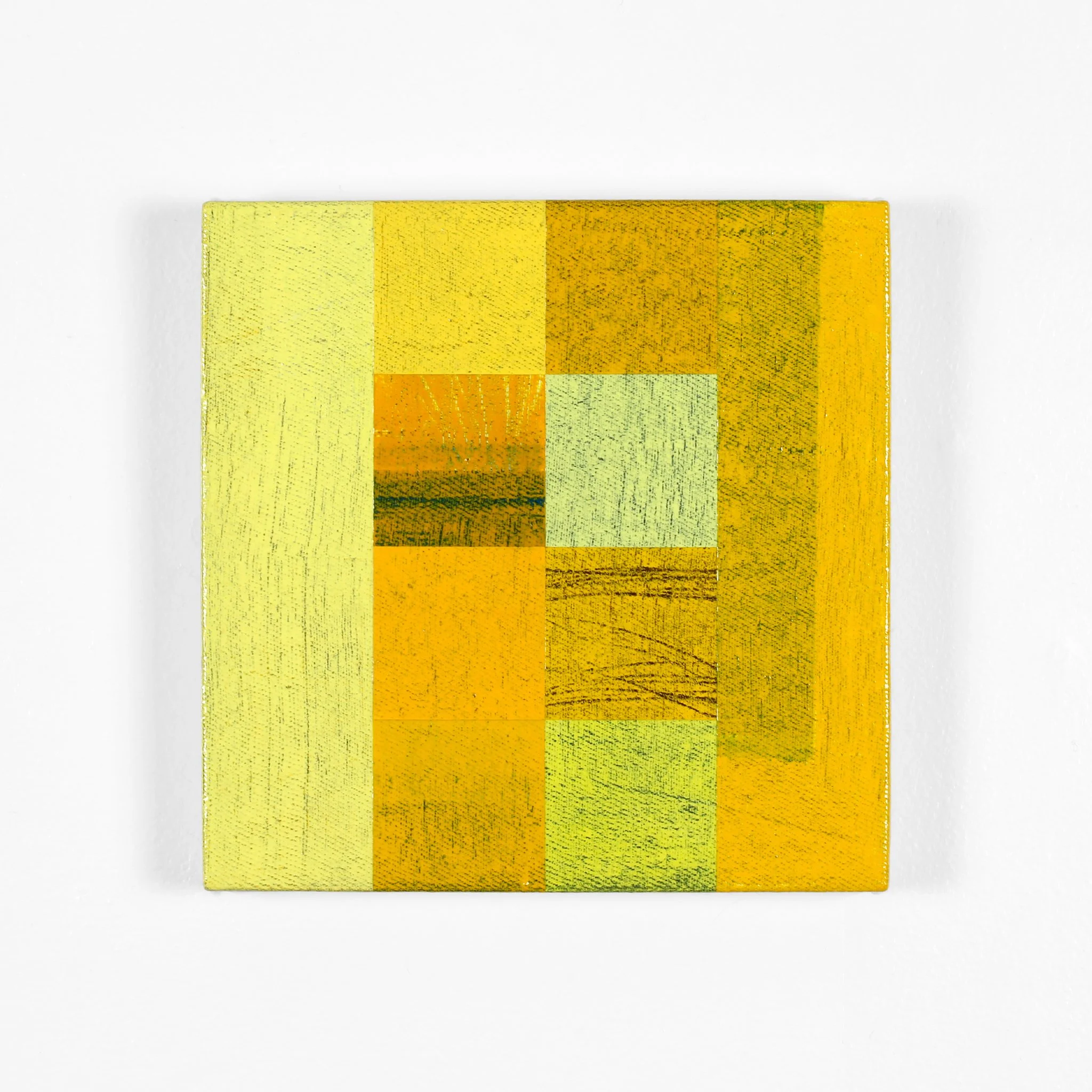    Sulphuryellow   Acrylic on canvas 8 × 8 inches 2024  SOLD  --- 