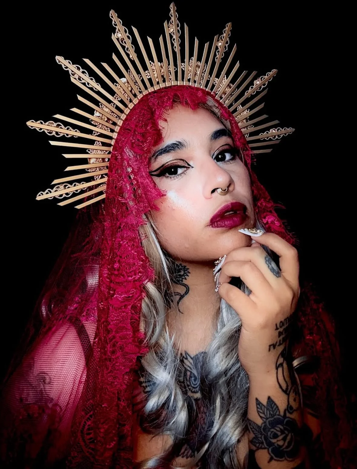 i wanna wipe the floor with you ...

S Y Z Y G Y X is the dark synth project of Luna Blanc, the artist &amp; performer based out of Washington DC. S Y Z Y G Y X's unique style of darkwave features heavy danceable beats with her signature low, sultry,