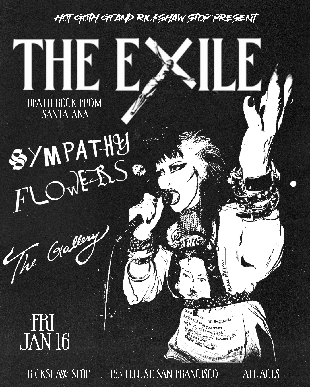 The Exile, Sympathy Flowers, The Gallery @ Rickshaw Stop