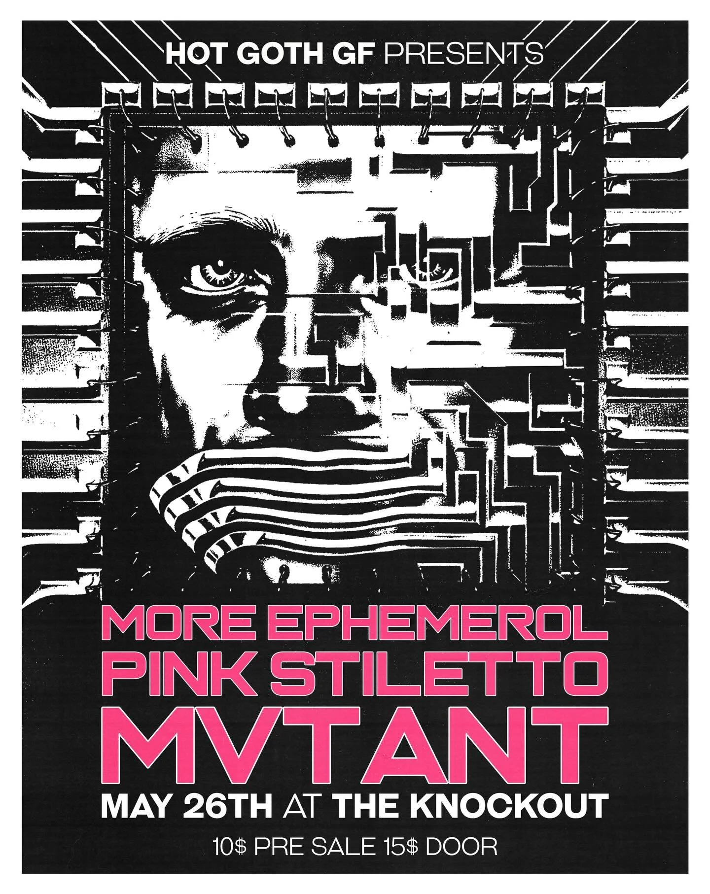 ⛓️&zwj;💥NEW SHOW⛓️&zwj;💥

hggf presents an evening of dark synths &amp; heavy electronics in San Francisco featuring:

⛓️&zwj;💥MORE EPHEMEROL @moreephemerol 
⛓️&zwj;💥PINK STILETTO @itspinkstiletto 
⛓️&zwj;💥MVTANT @mvtant666 

join us on the fog 